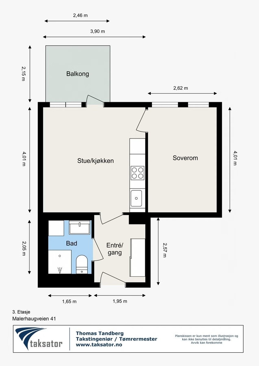 Plantegning Galleribilde