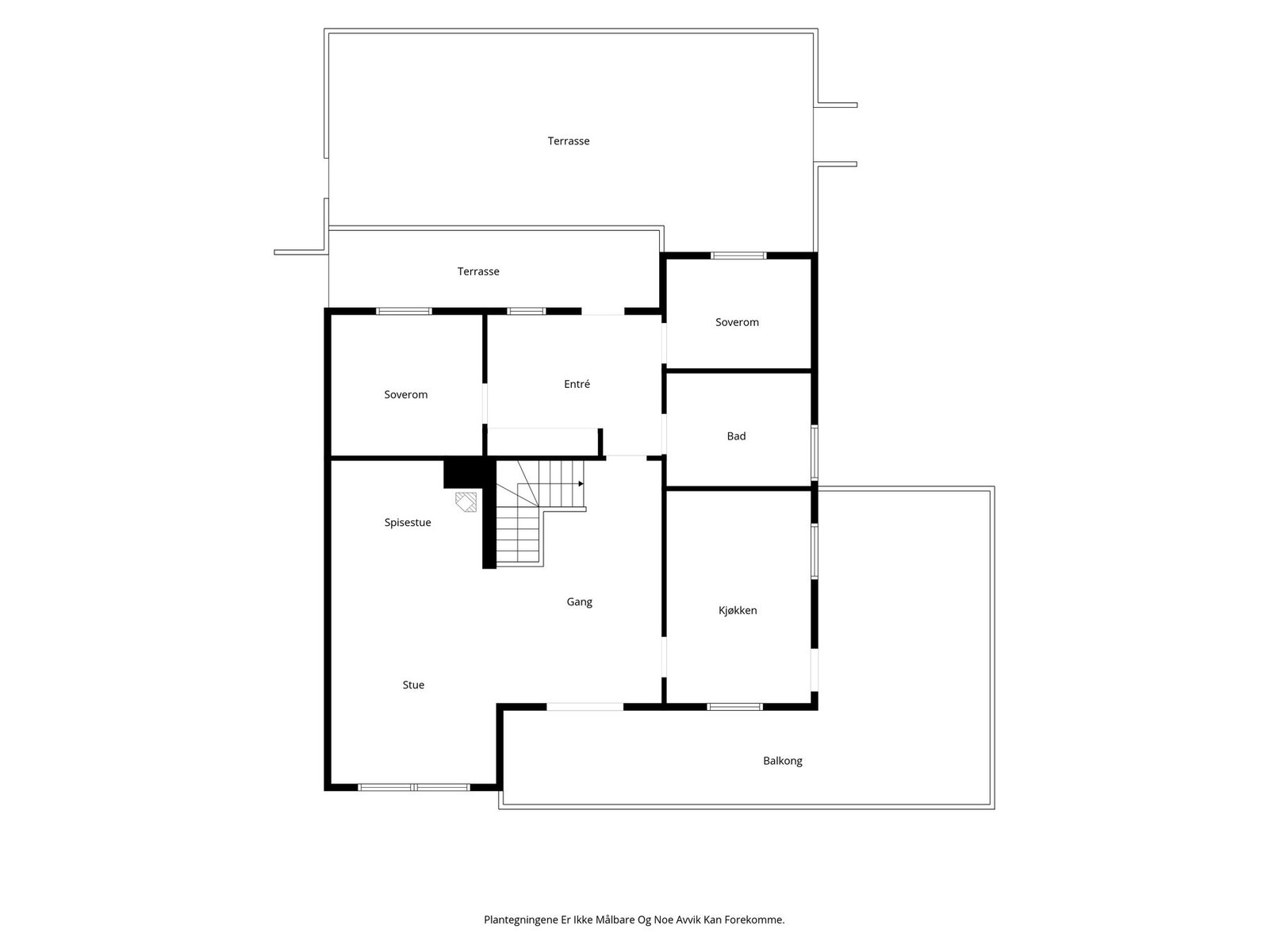 Plantegning - 1.etasje Galleribilde