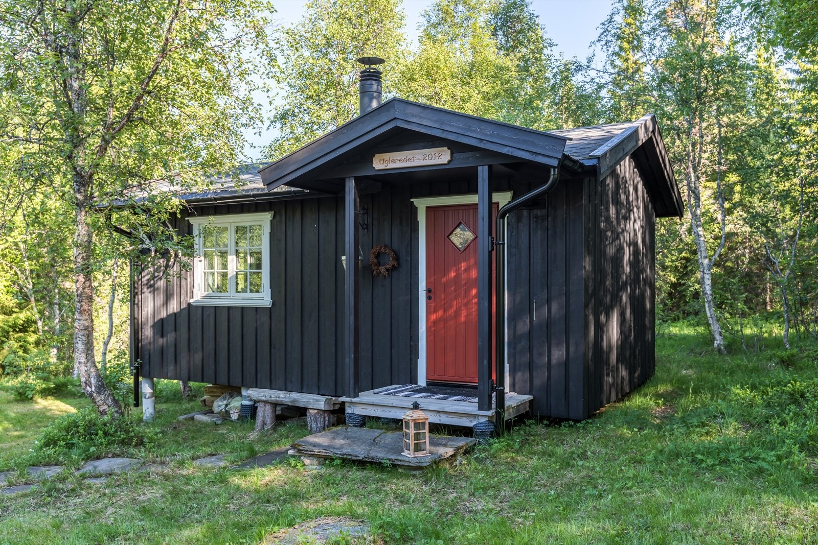 Eiendommen inneholder et pent anneks som ble satt opp i 2012 Galleribilde