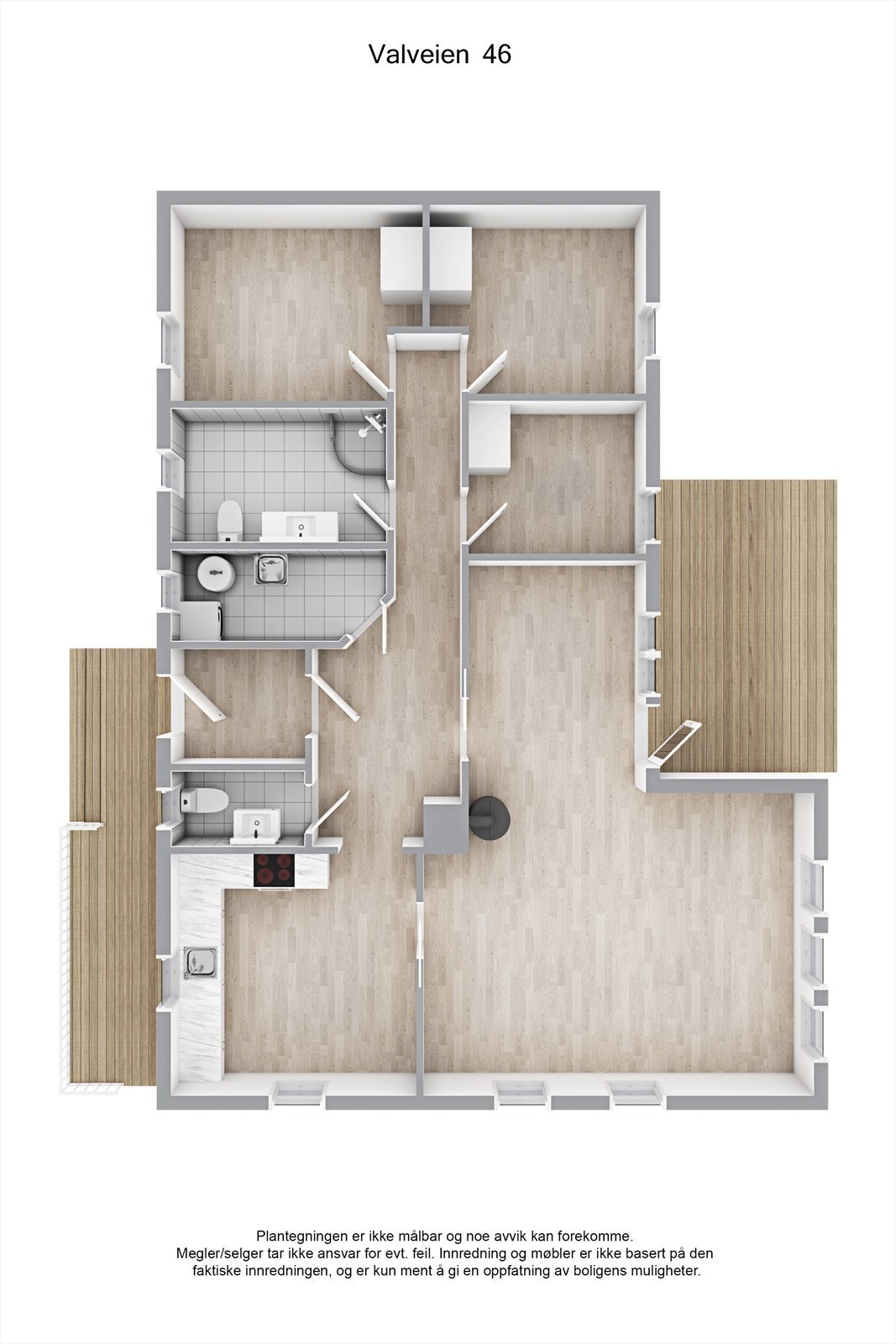 Planskisse 3D Galleribilde