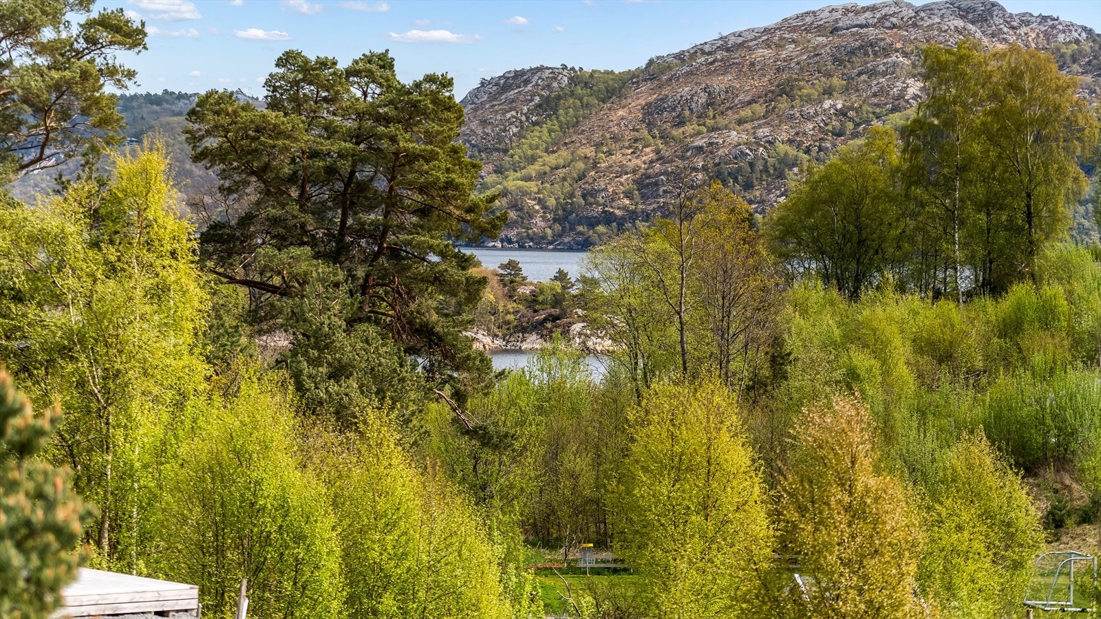 Nyt utsikten og de naturskjønne omgivelsene fra din fremtidige hytte. Galleribilde