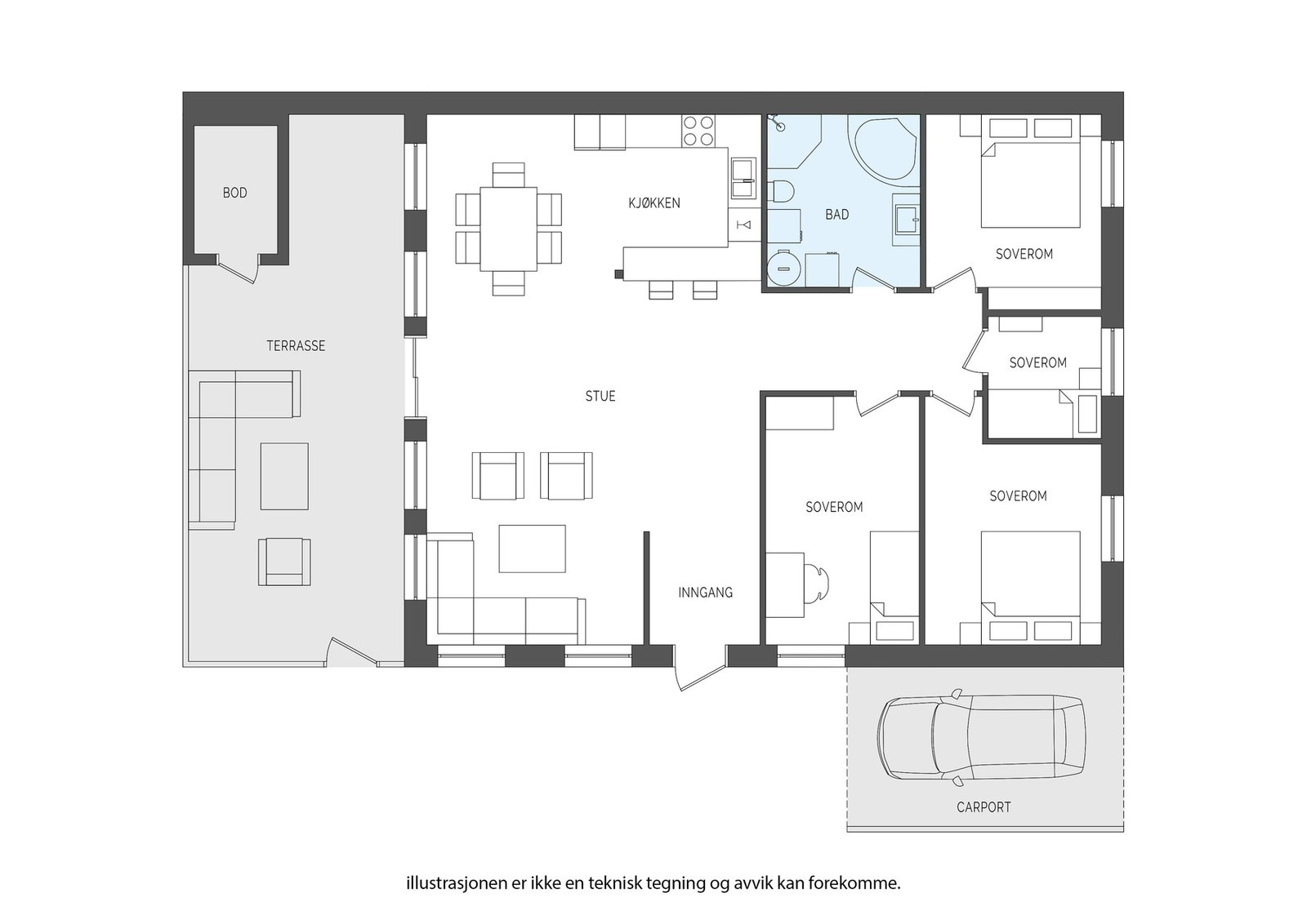Plantegning Galleribilde