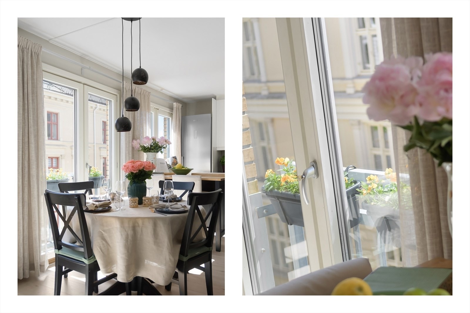 Det er vinduer fra 2016 og 2018 i leiligheten Galleribilde
