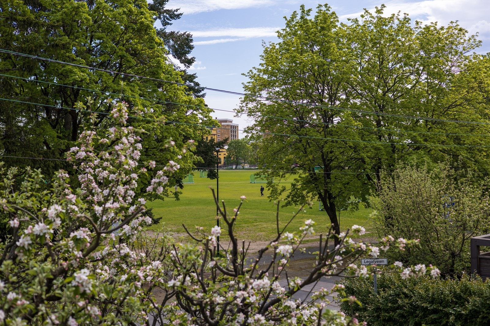 Boligen ligger rett ved Voldsløkka park. Galleribilde