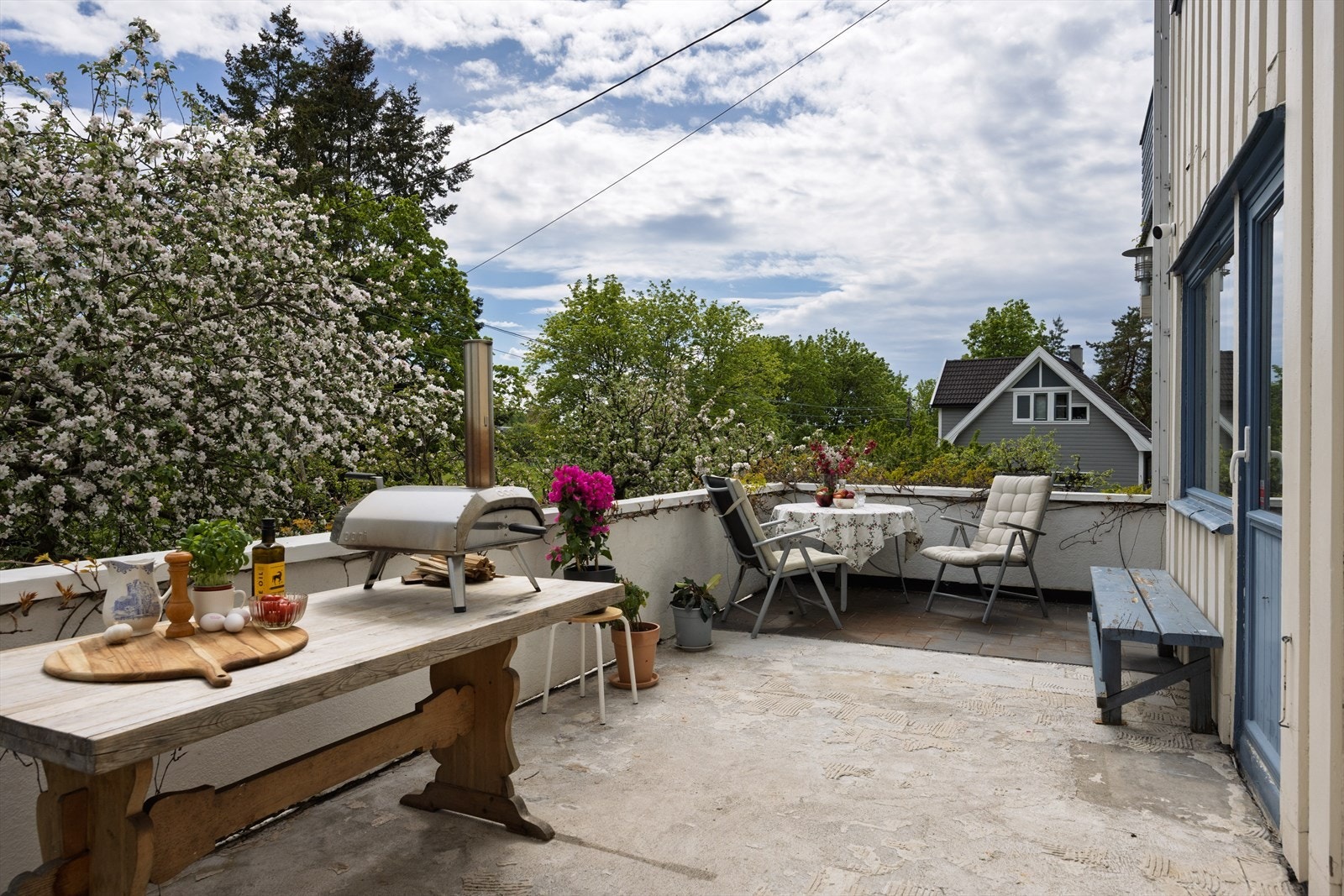 Terrasse på ca 21m2 Galleribilde