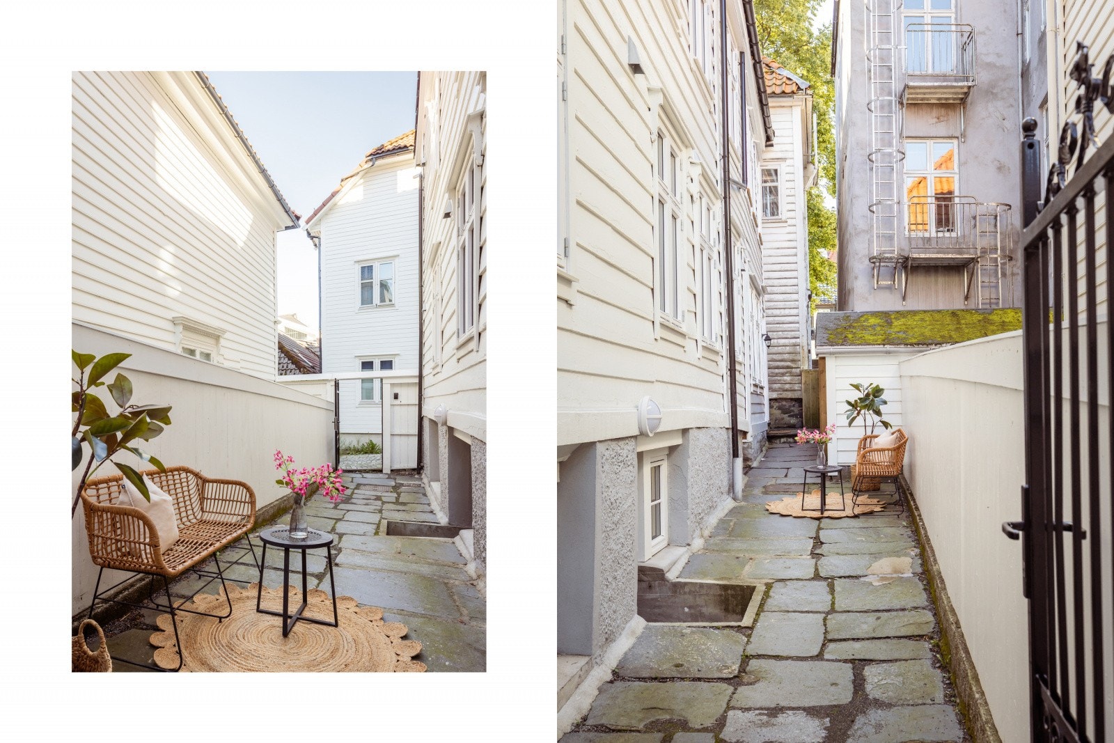 Felles bakgård Galleribilde