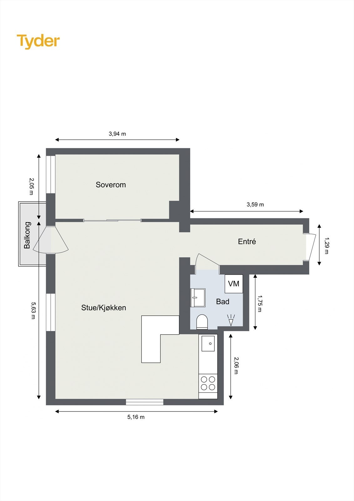 Plantegning Galleribilde