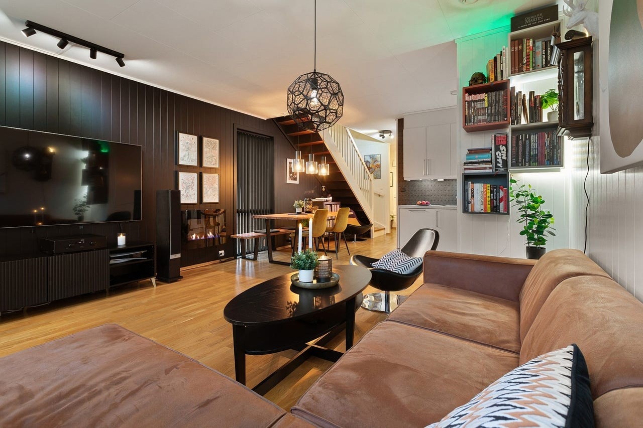 Boligen er utstyrt med balansert ventilasjon som sikrer et sunt og godt inneklima. Galleribilde