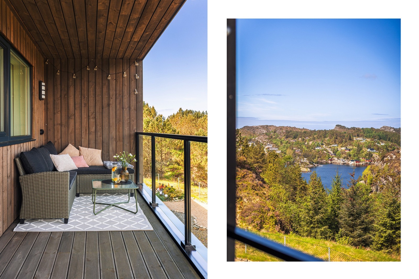 Her ligger alt tilrettelagt for sene og herlige sommerkvelder. Galleribilde