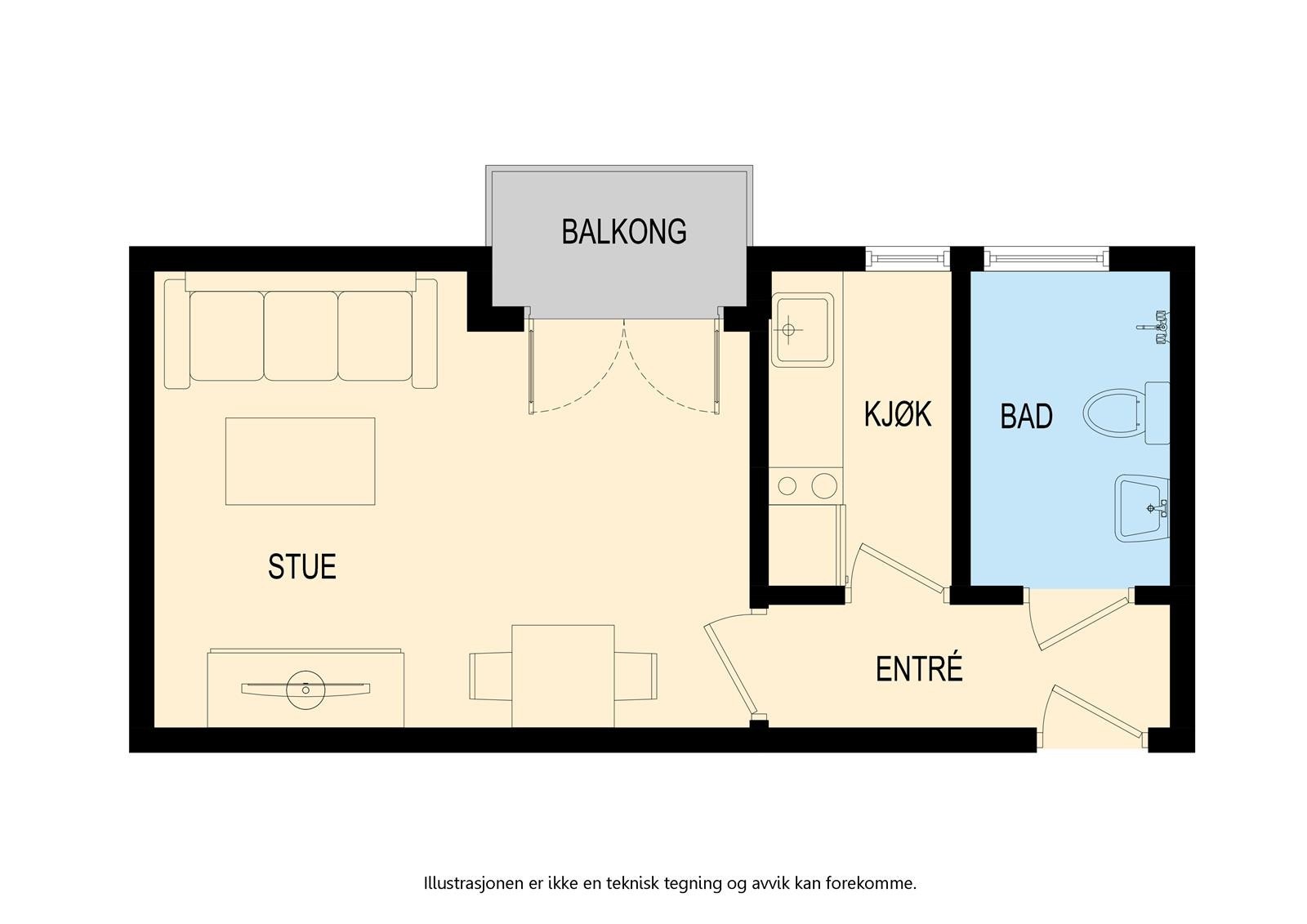 Plantegning Galleribilde