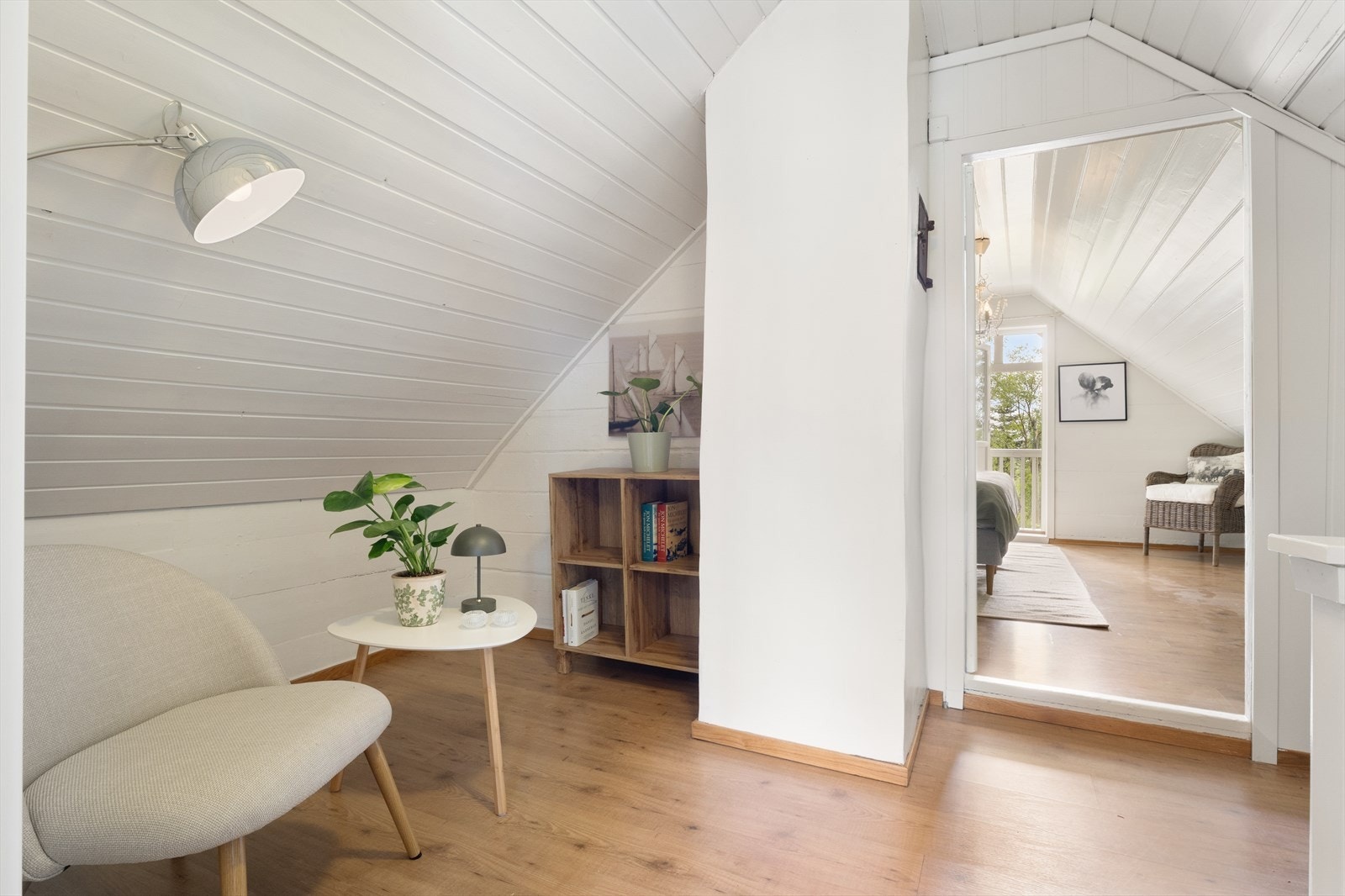 Loftetasjen har et areal på 29 m². Galleribilde