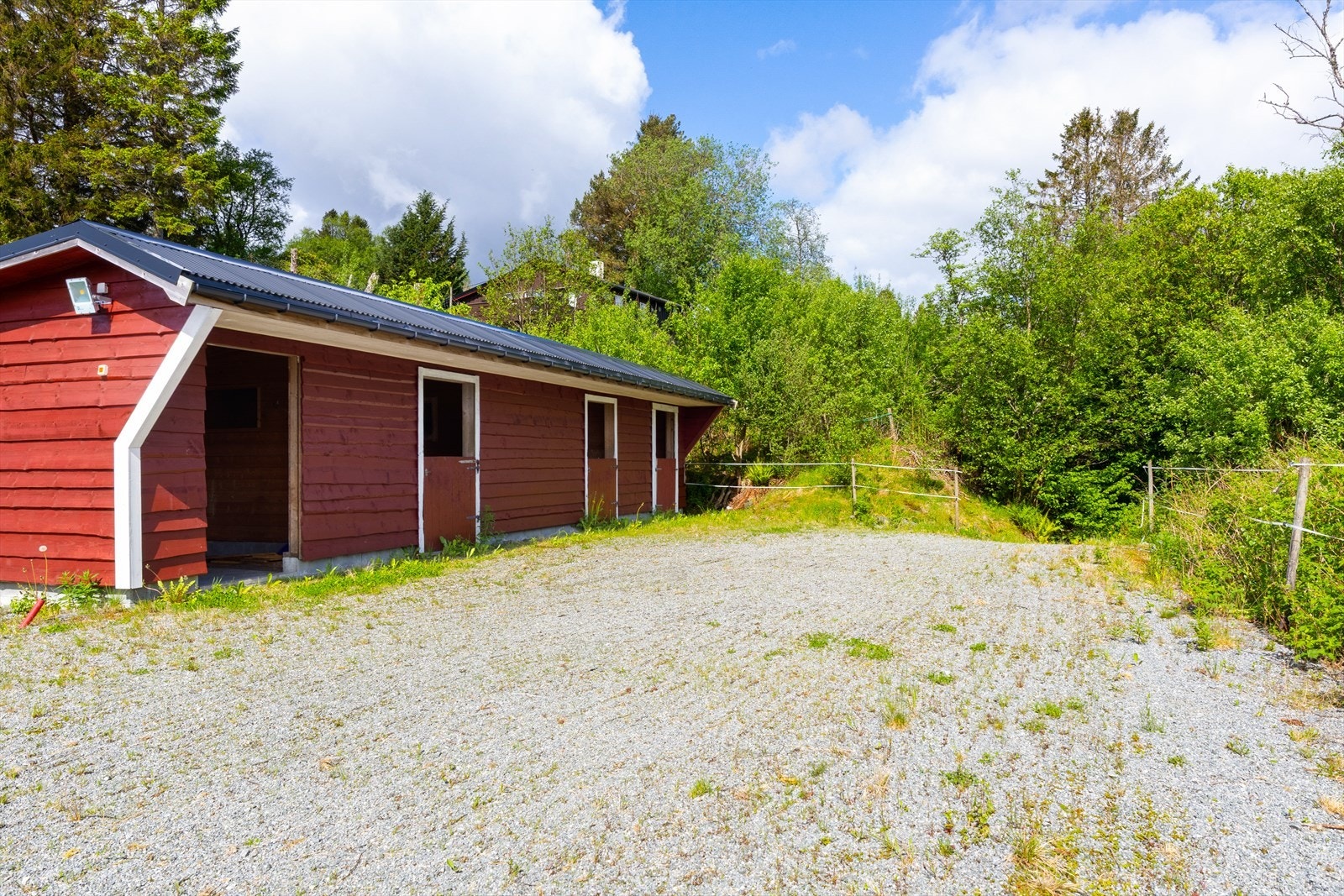 Utestall fra 2018 på 58 m². Galleribilde