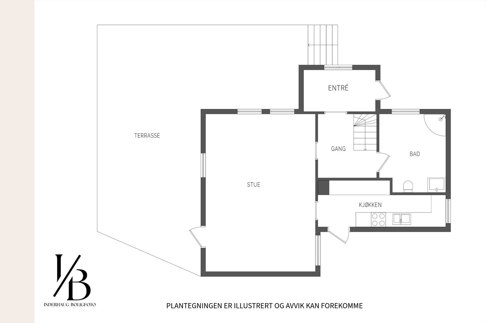 Plantegning 1. etasje. Galleribilde