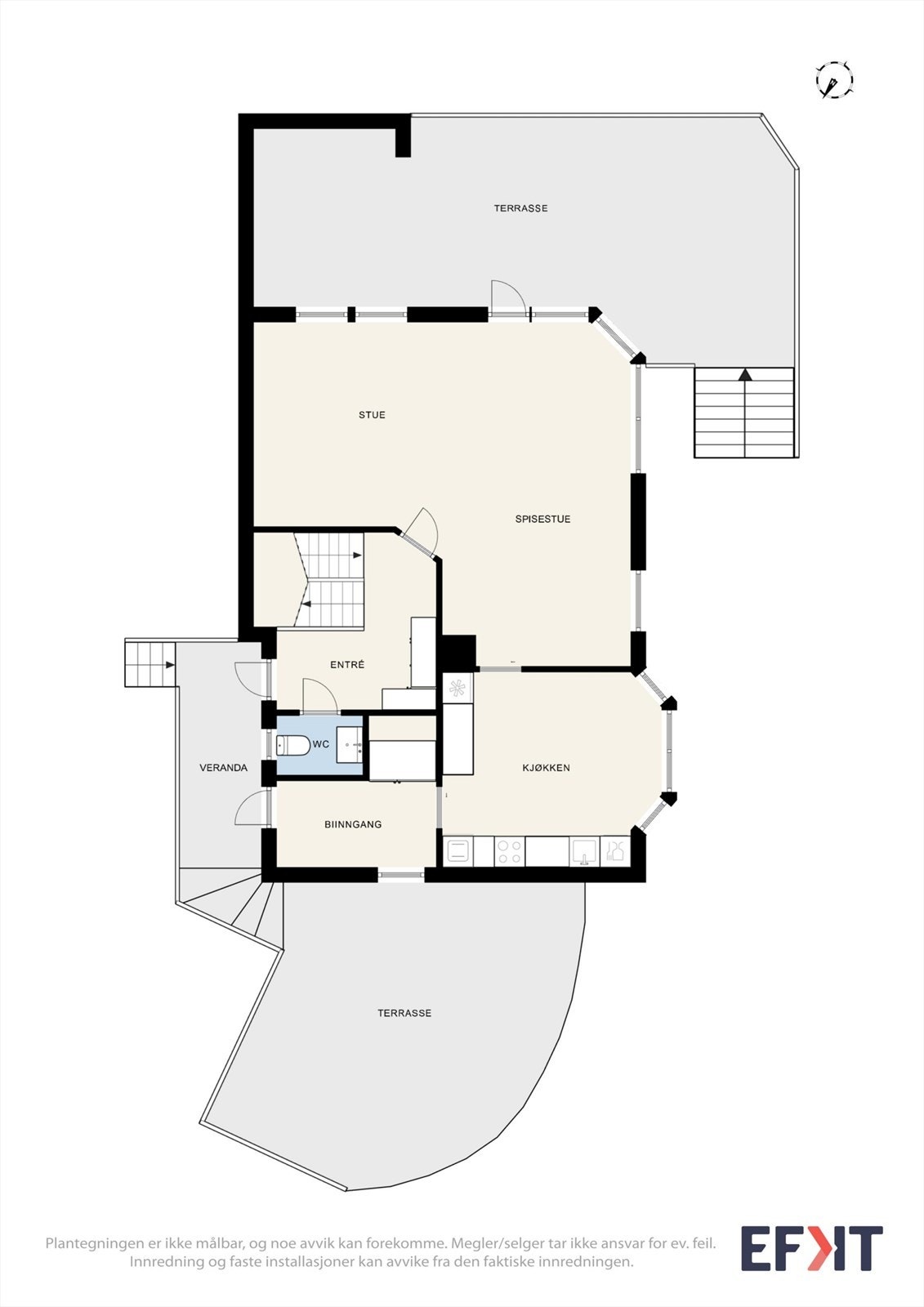 Plantegning 1. etasje. Galleribilde