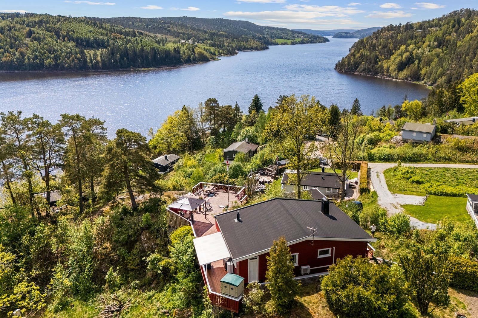 Her kan man virkelig nyte norsk sommer på sitt beste Galleribilde