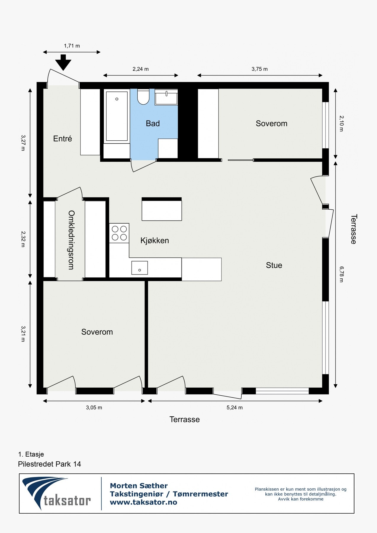 Plantegning Galleribilde