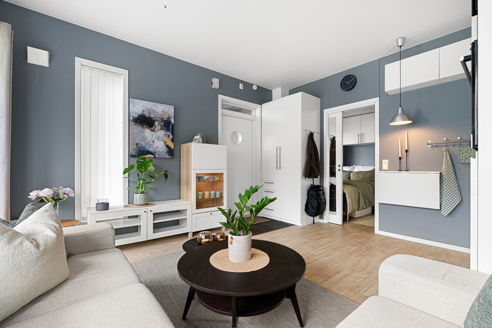 Boligen har en effektiv planløsning som gjør det enkelt å møblere. Galleribilde