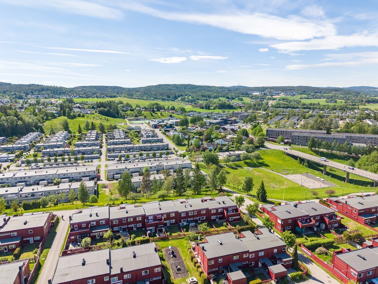 Dronebilde Galleribilde