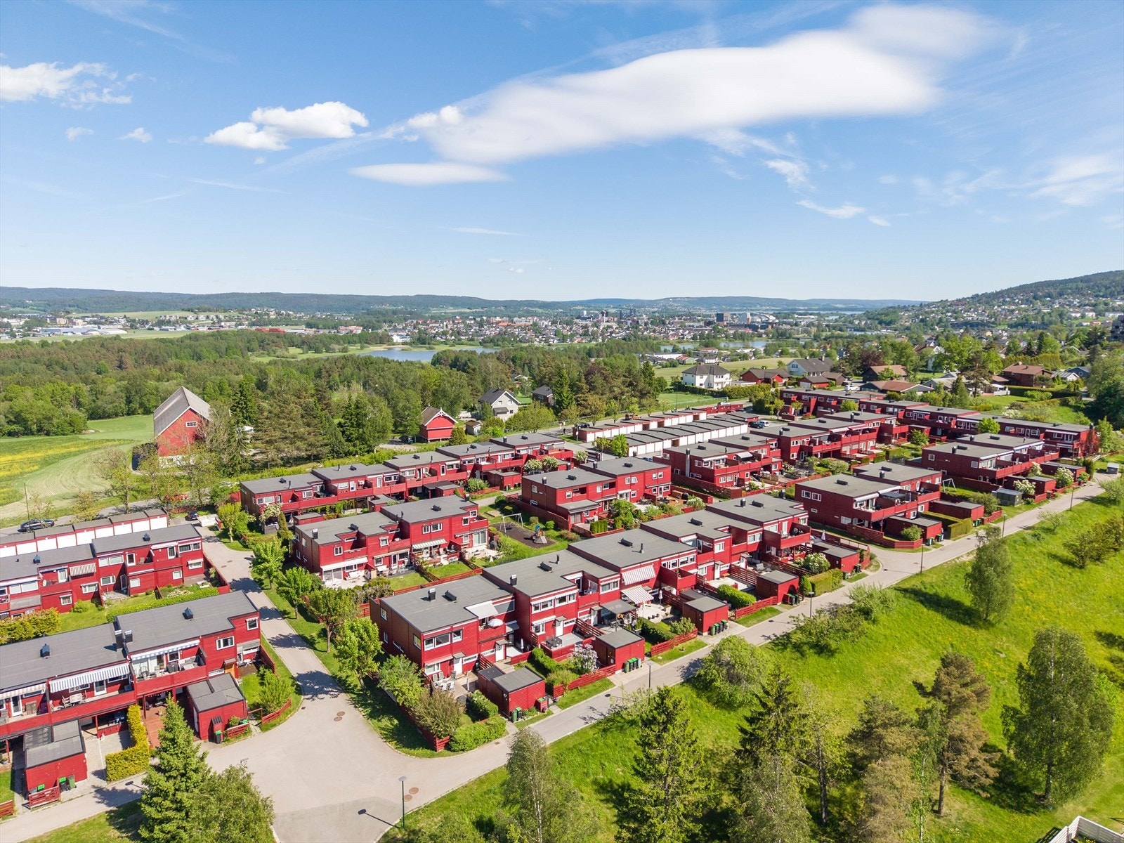Dronebilde Galleribilde