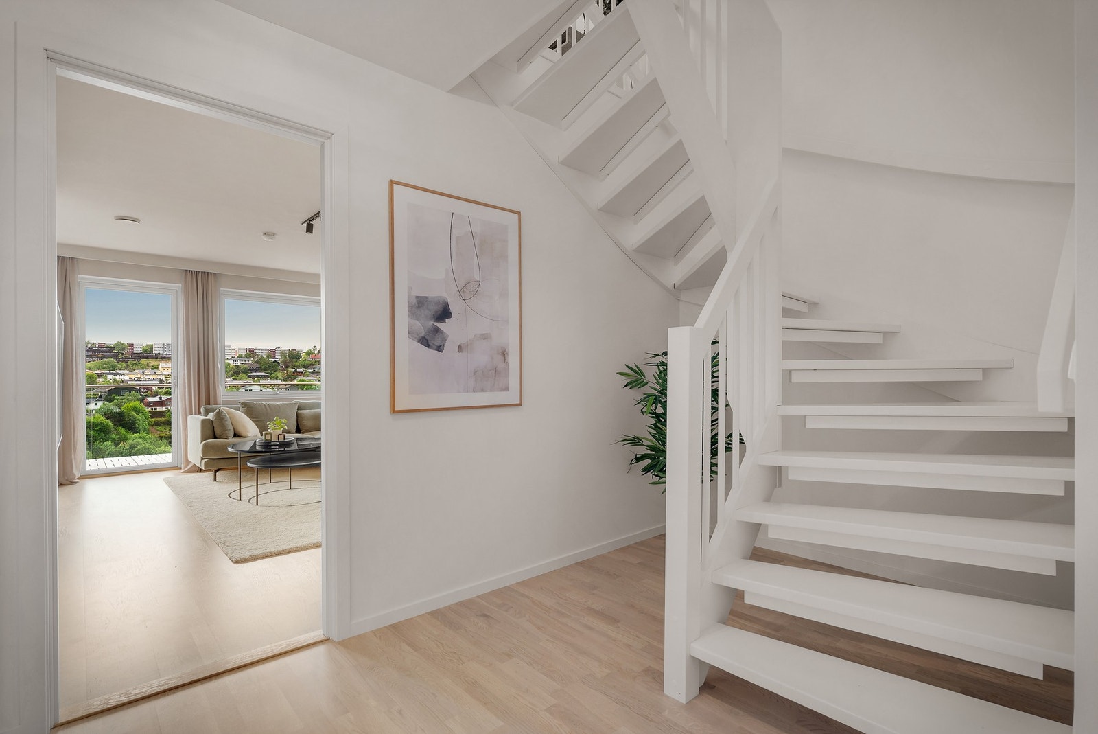 Beveger vi oss opp finner vi mange flere rom. Galleribilde