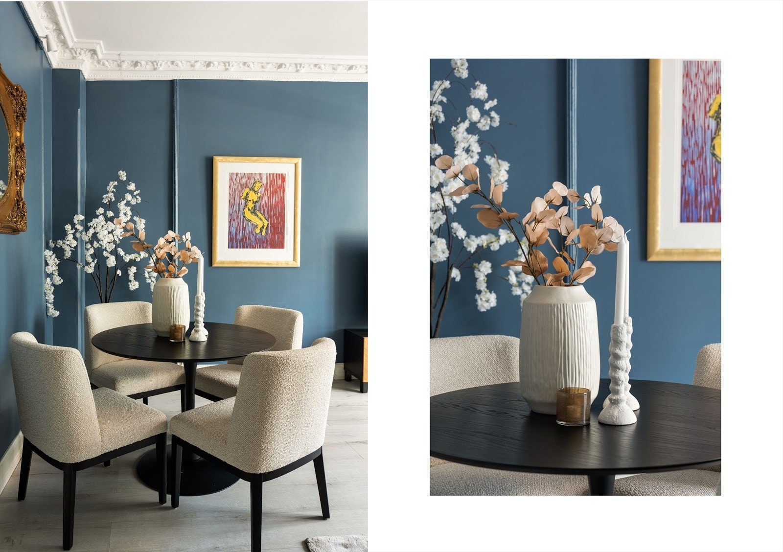 God plass til spisebord i stuen - perfekt for sosiale sammenkomster. Galleribilde