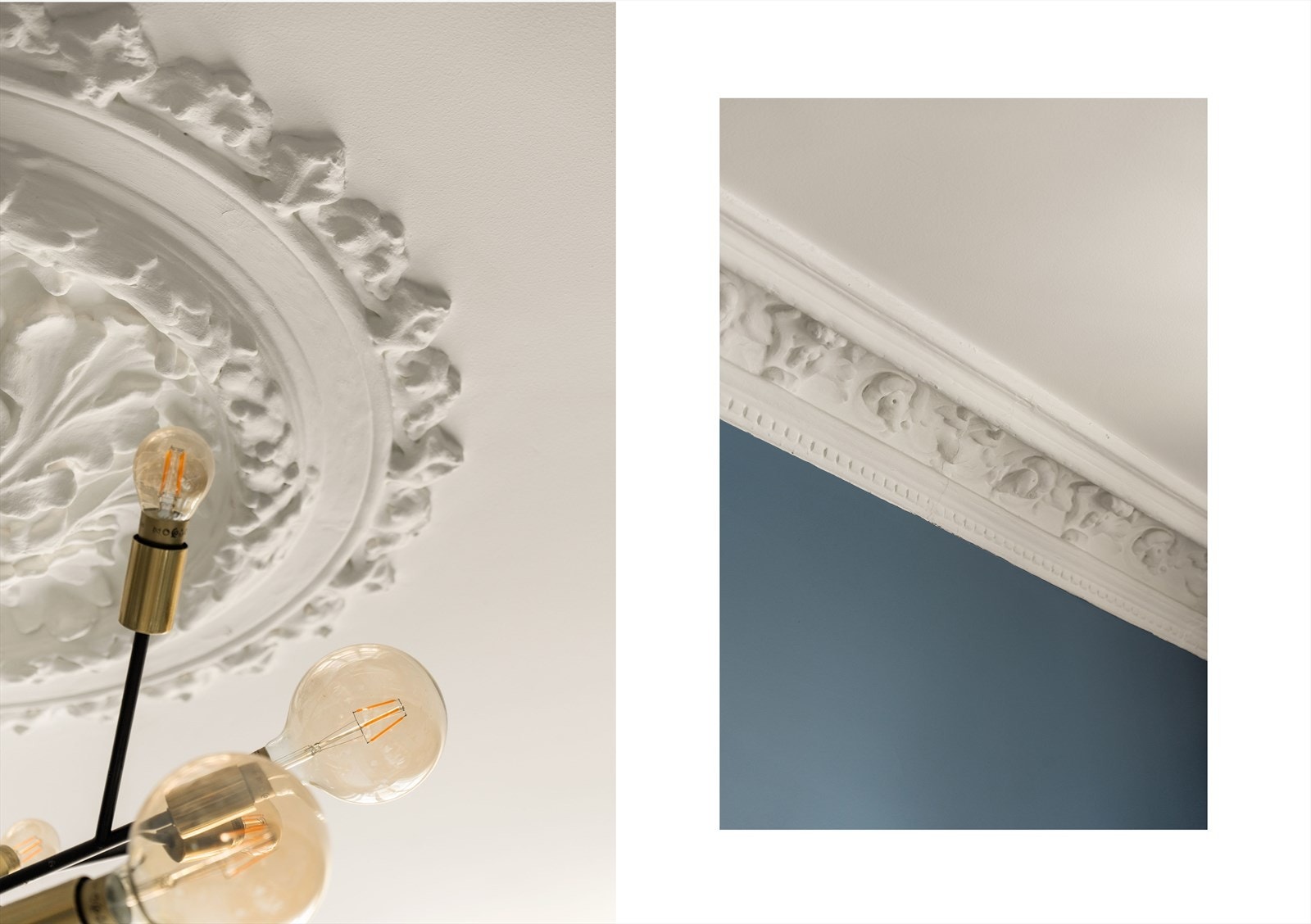 Flotte detaljer som rosett og stukkatur. Galleribilde