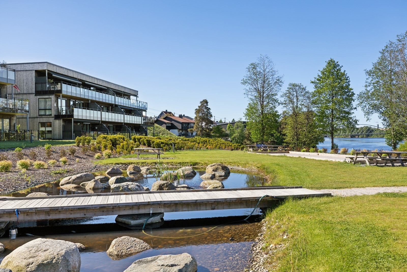 Pent opparbeidet fellesareal Galleribilde