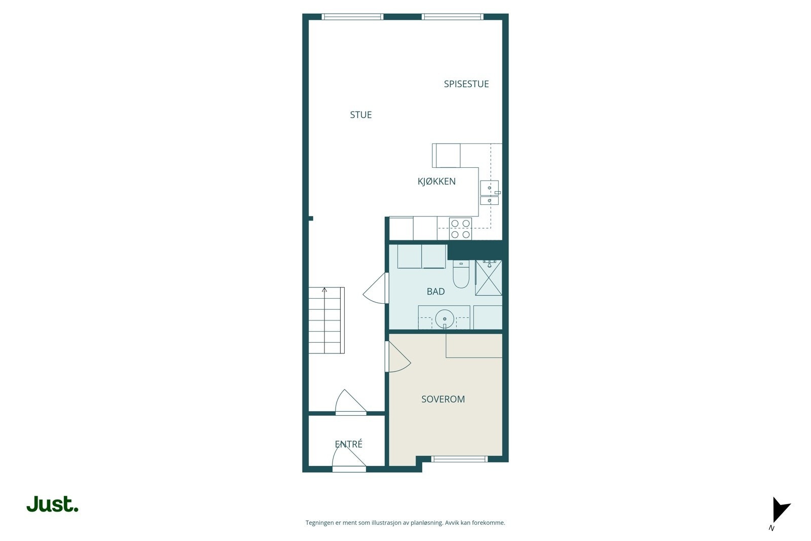 Planskisse hovedplan. Galleribilde