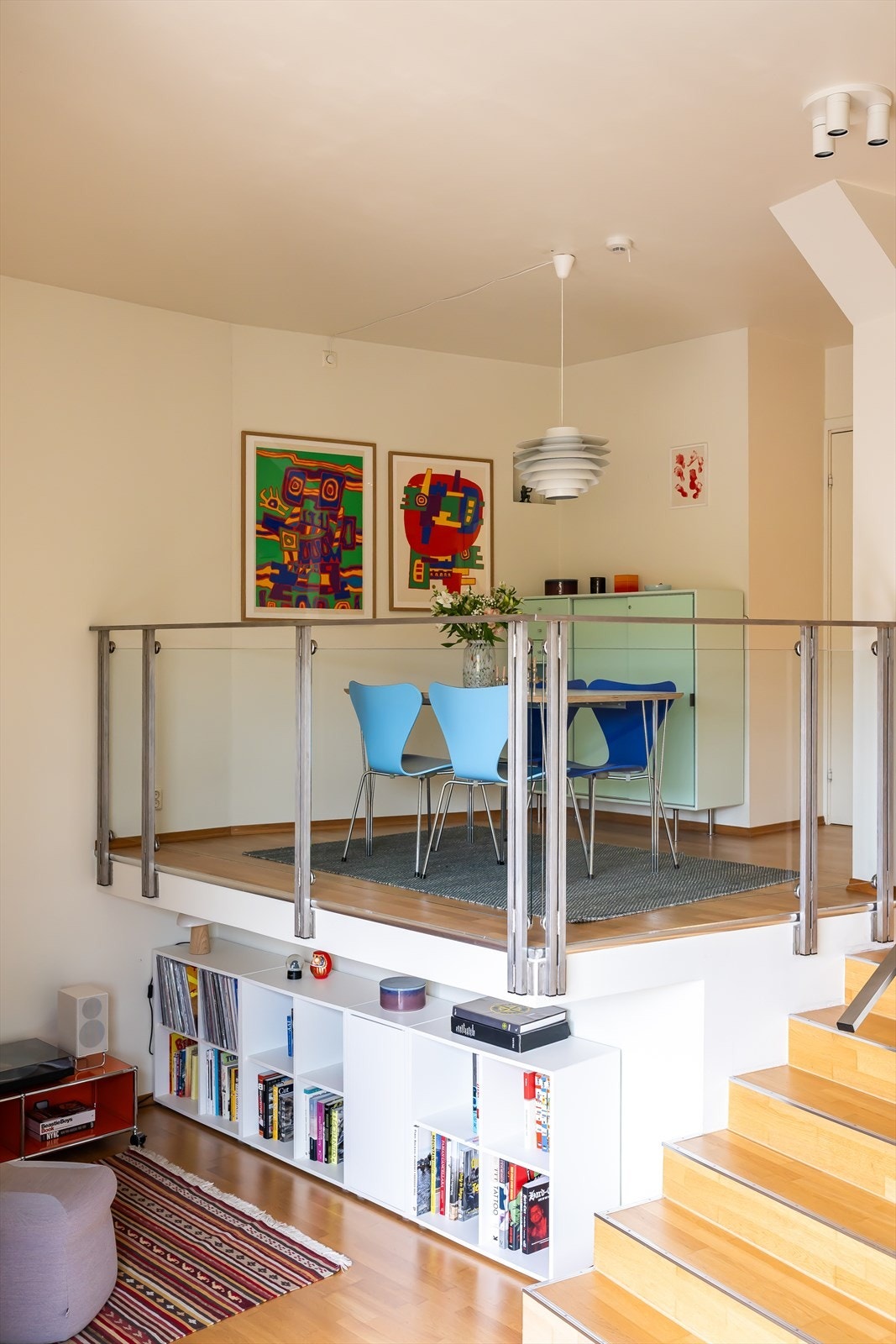 Her er det god plass til et spisebord for hyggelige sammenkomster. Galleribilde