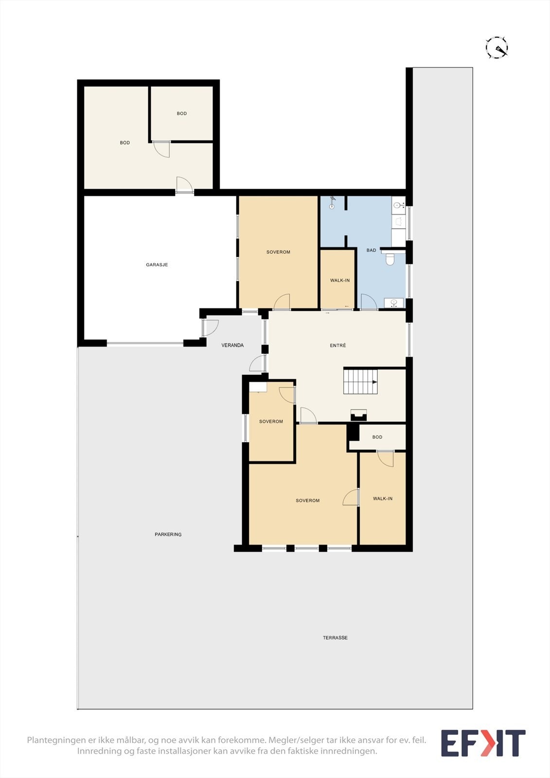 Plantegning sokkeletasje (Se pkt. ferdigattest). Galleribilde