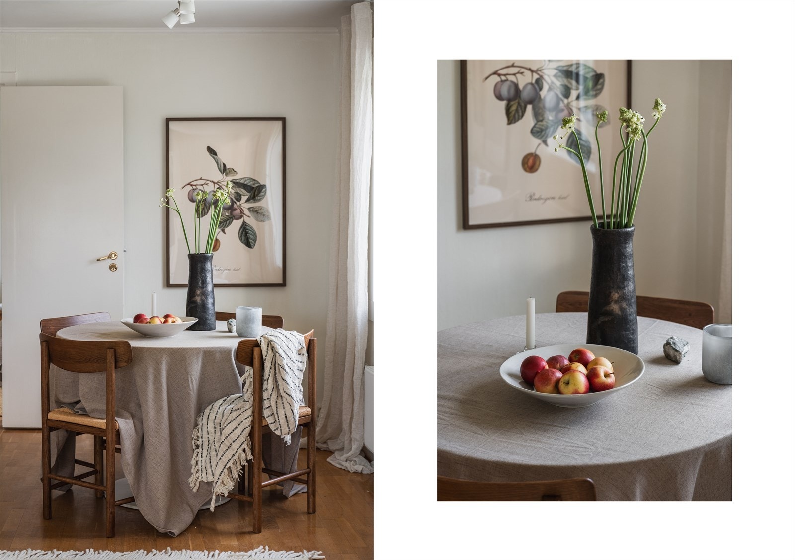 God plass til en hyggelig spisesone i tilknytning til stuen. Galleribilde