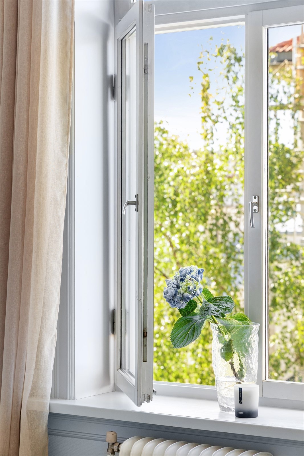 De dype vinduspostene er perfekt for planter og dekor. Galleribilde
