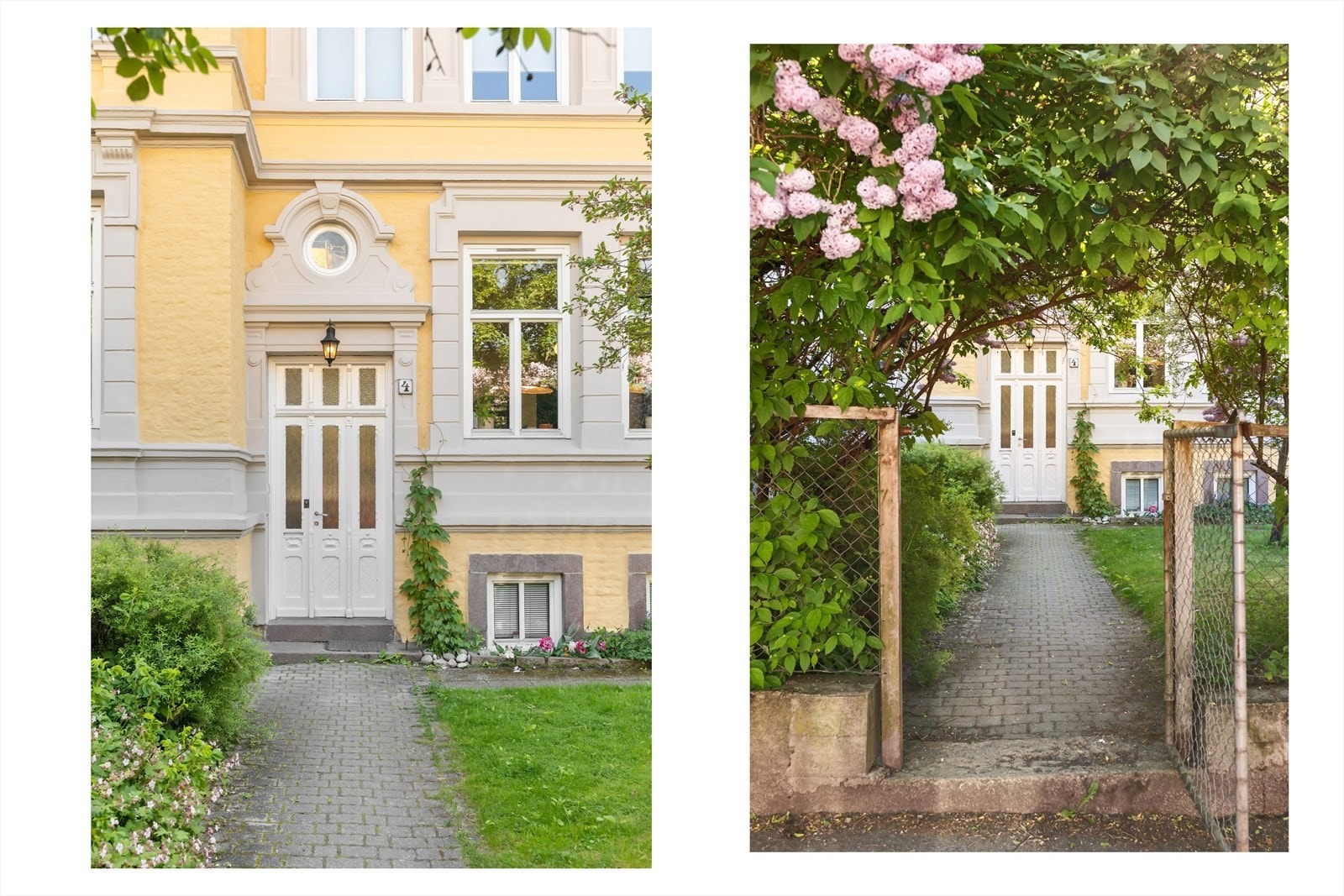 Området kombinerer klassisk bygårdsbebyggelse med grønne omgivelser og nærhet til bylivet. Galleribilde