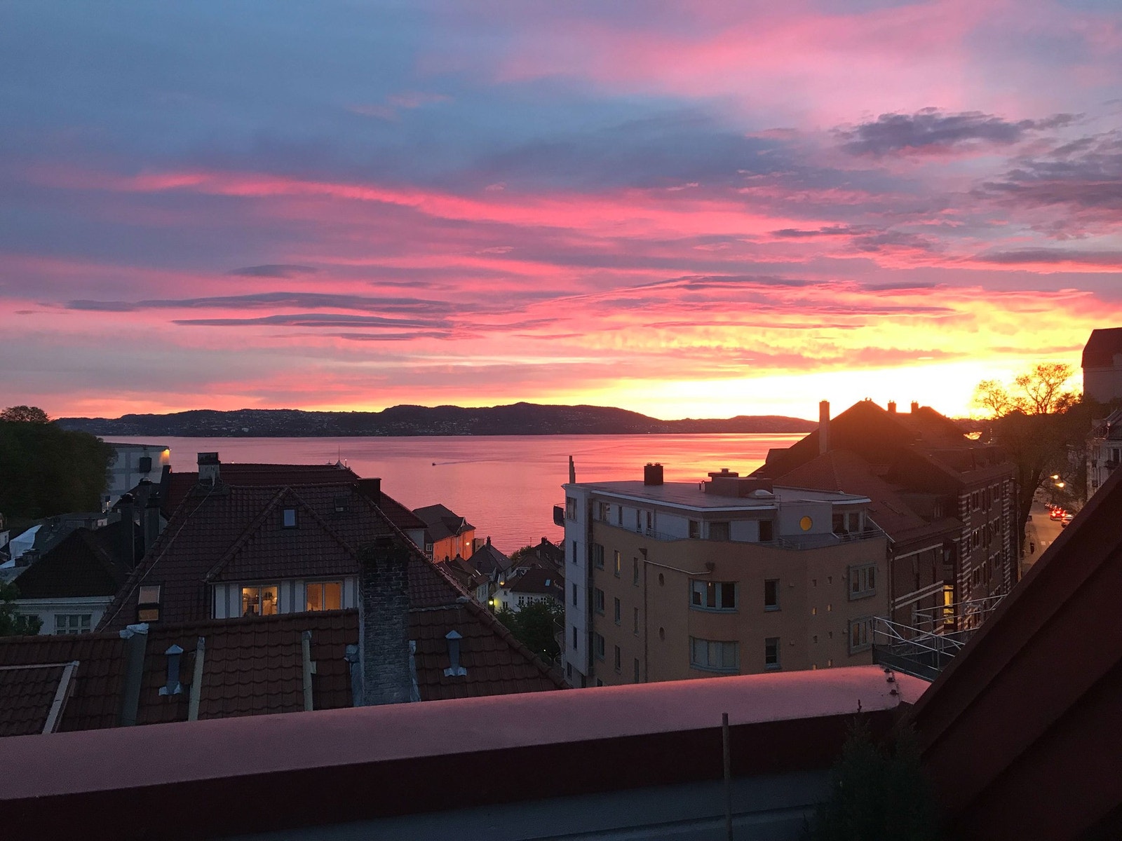 Her kan man skilte med fsantastiske solnedganger. (privat bilde) Galleribilde