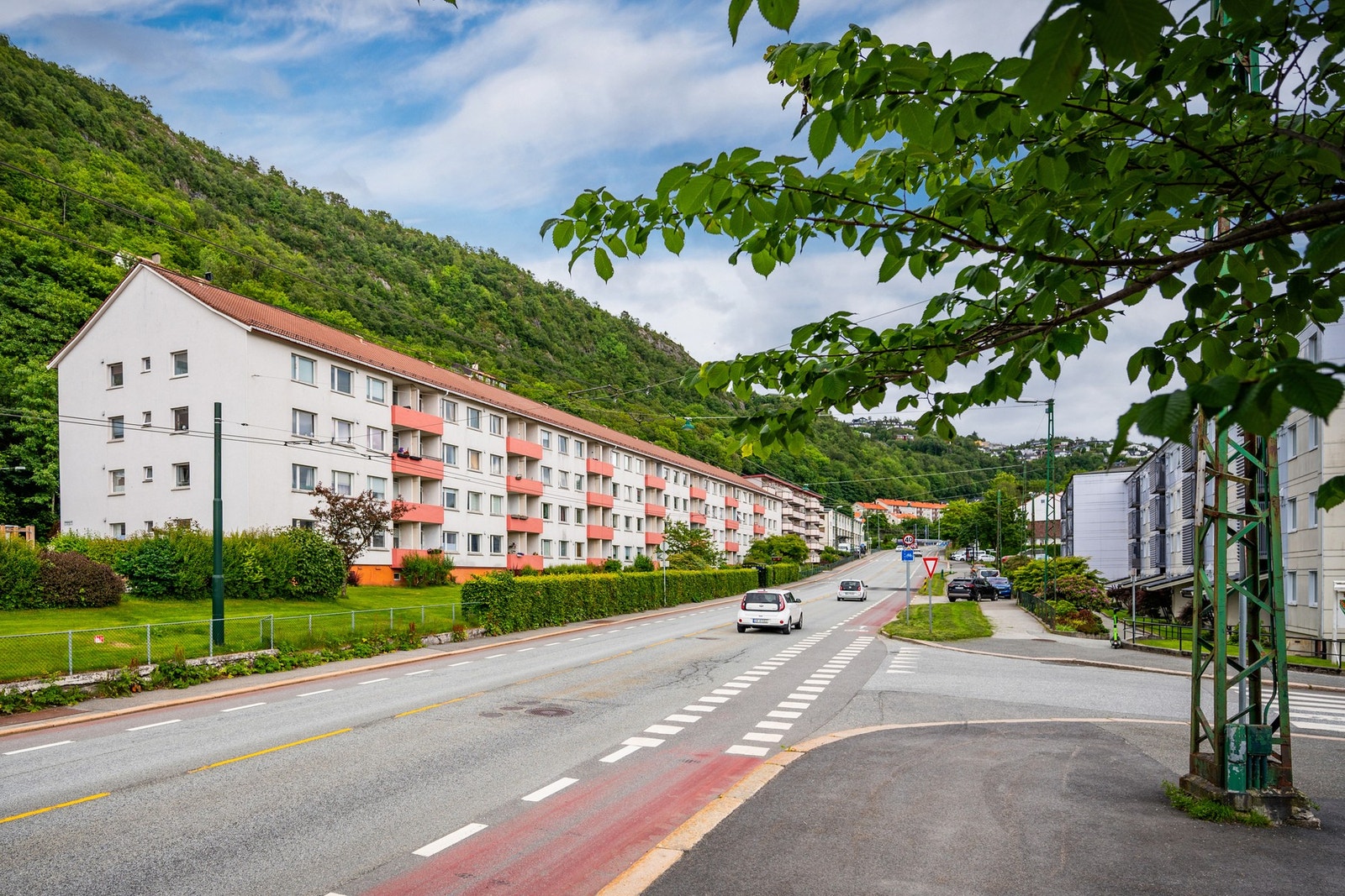 Kort vei til kollektivtilbud og sykkeltrasè Galleribilde