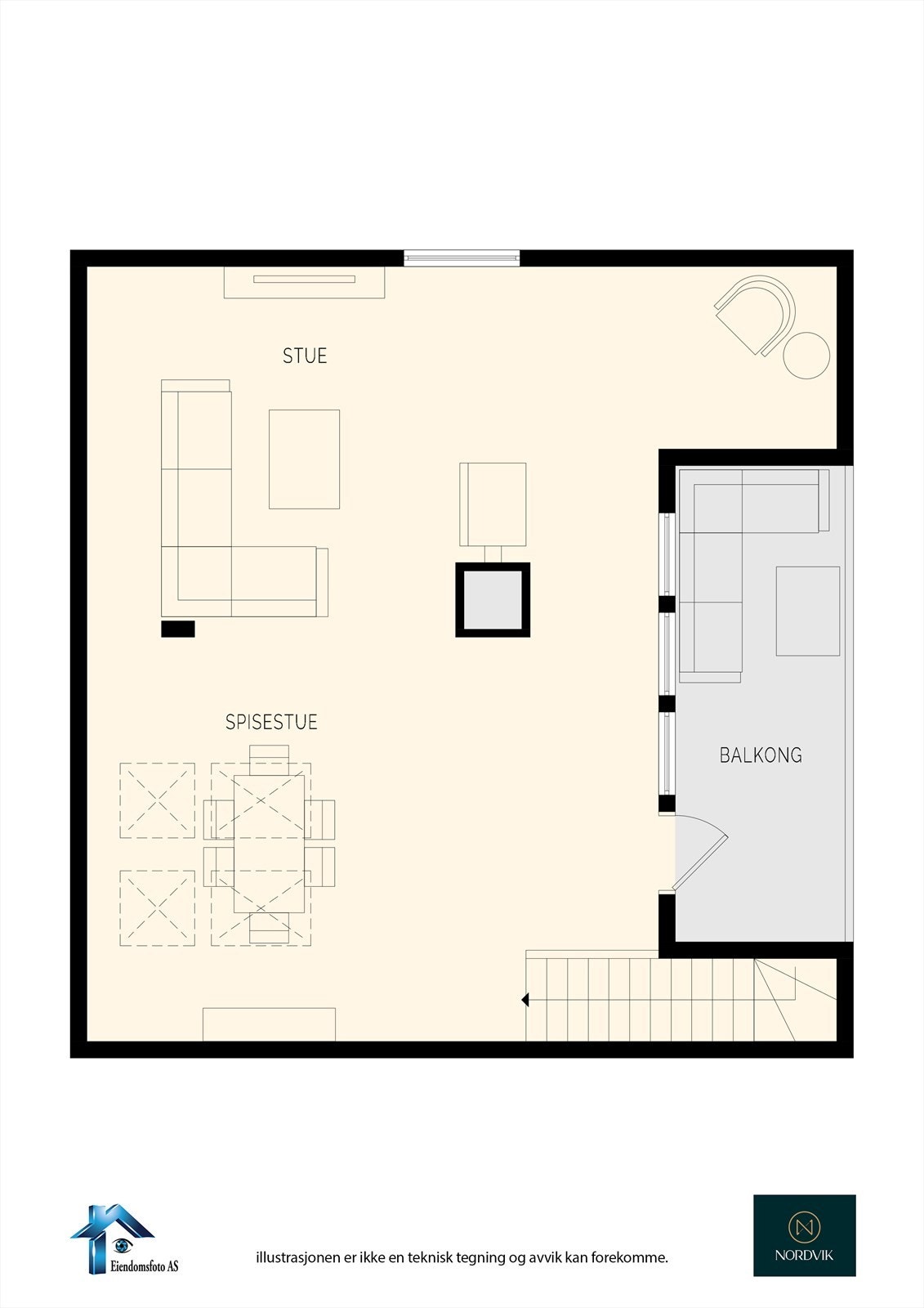 Planløsning Loft Galleribilde