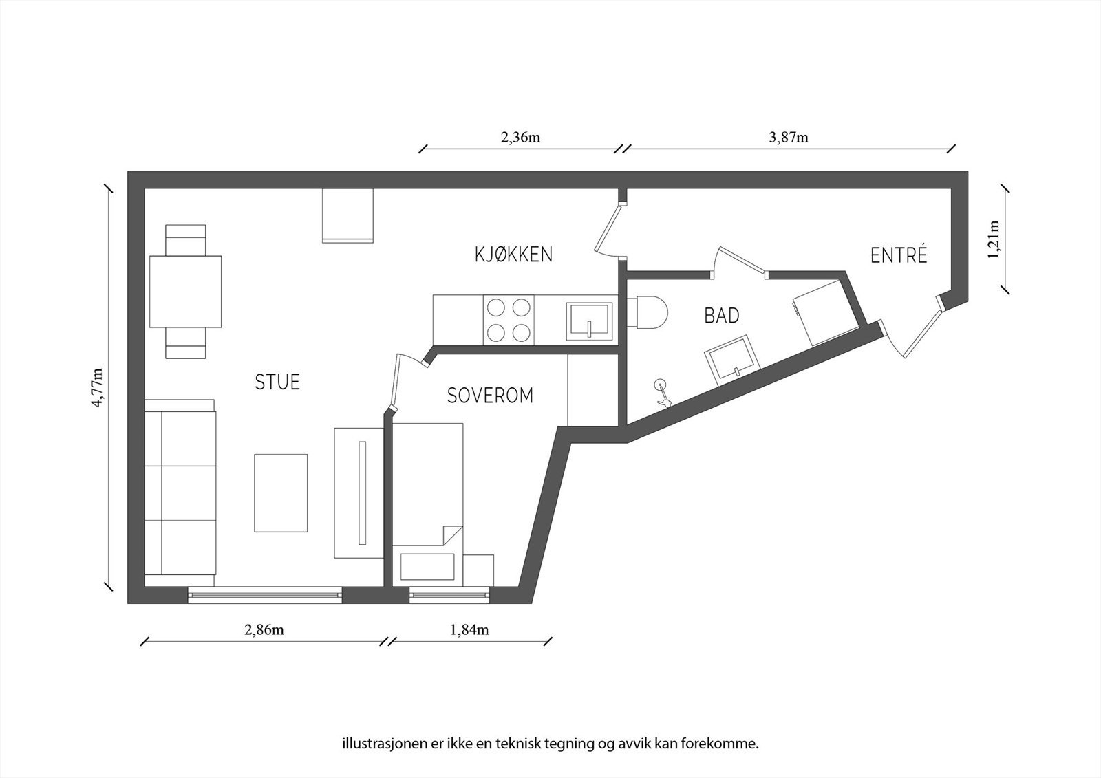 Plantegning. Galleribilde