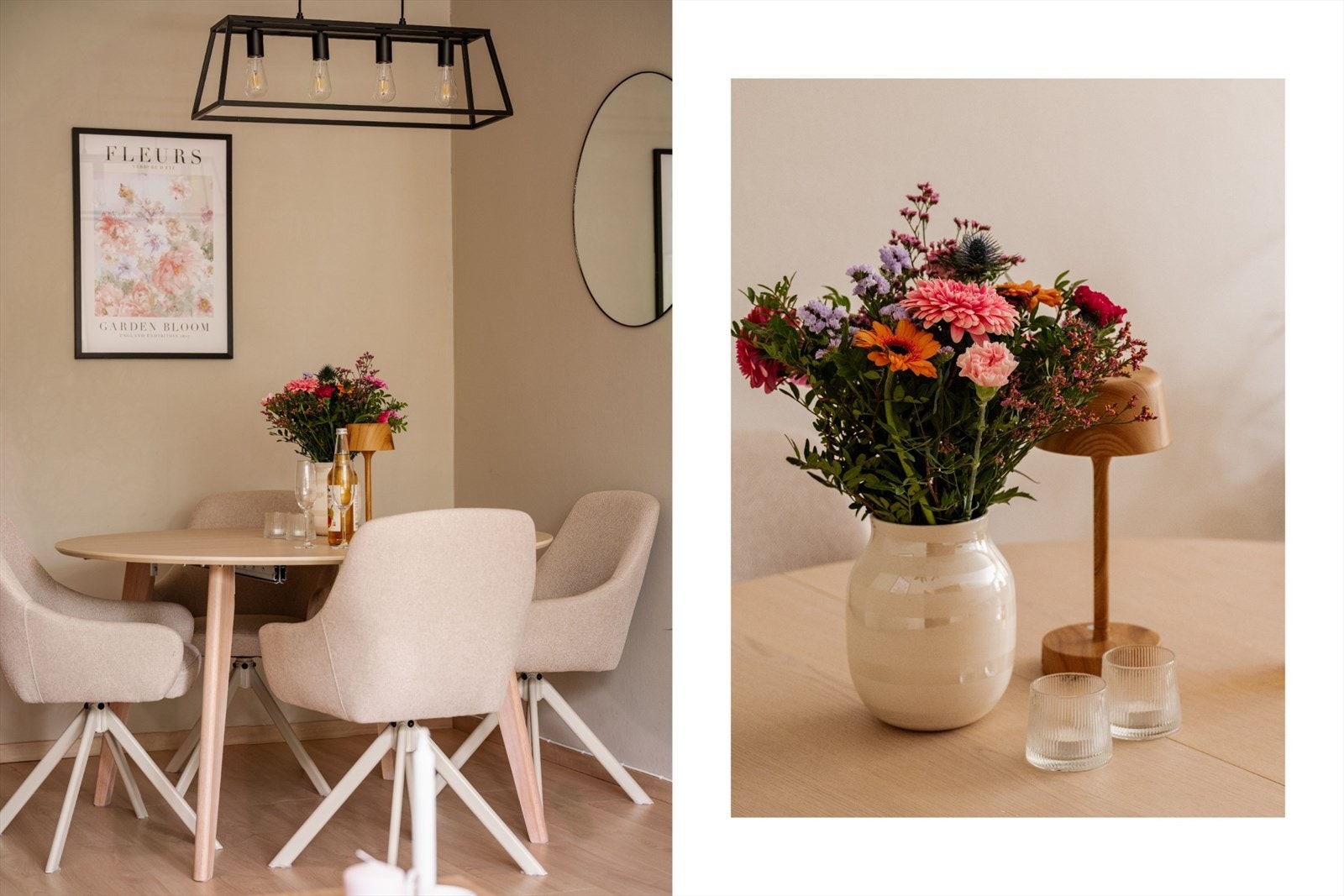 Spiseplassen skaper en innbydende ramme for både hverdagsmiddager og sosiale sammenkomster. Galleribilde