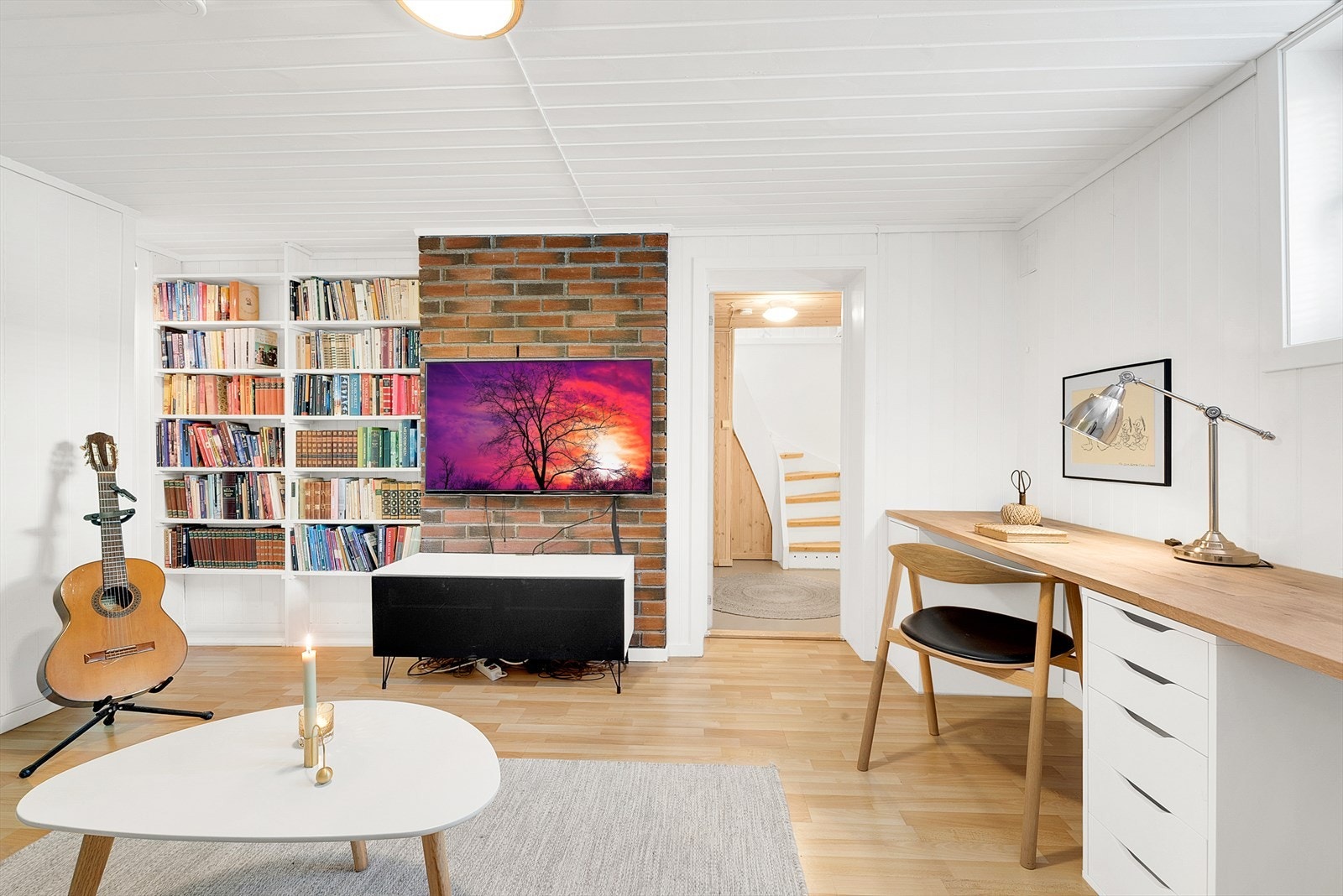 Innredet rom i kjeller. Galleribilde