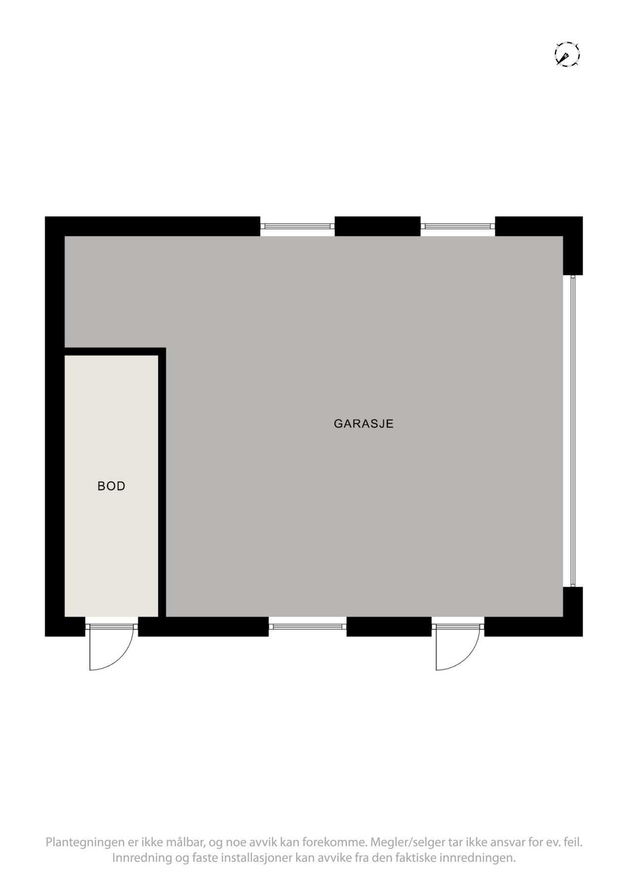 Plantegninger Garasje Galleribilde