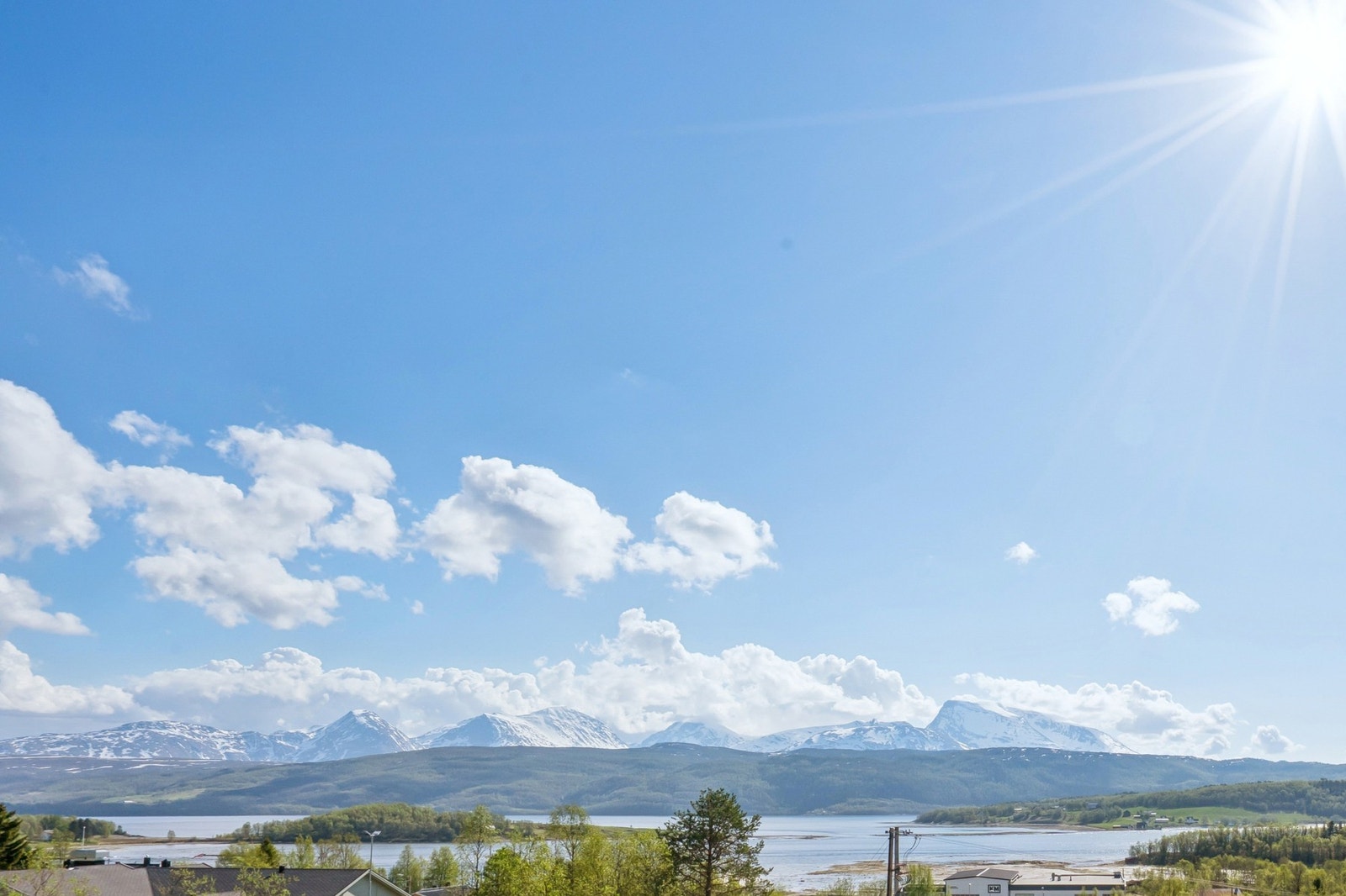 Herlig panoramautsikt Galleribilde
