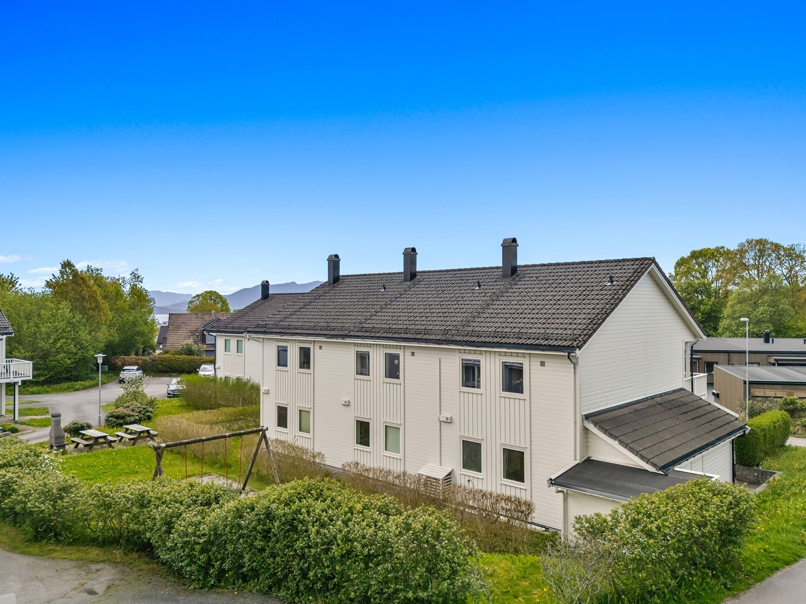 Sameiet består av 11 boligseksjoner, fordelt på 4 bygninger. Galleribilde