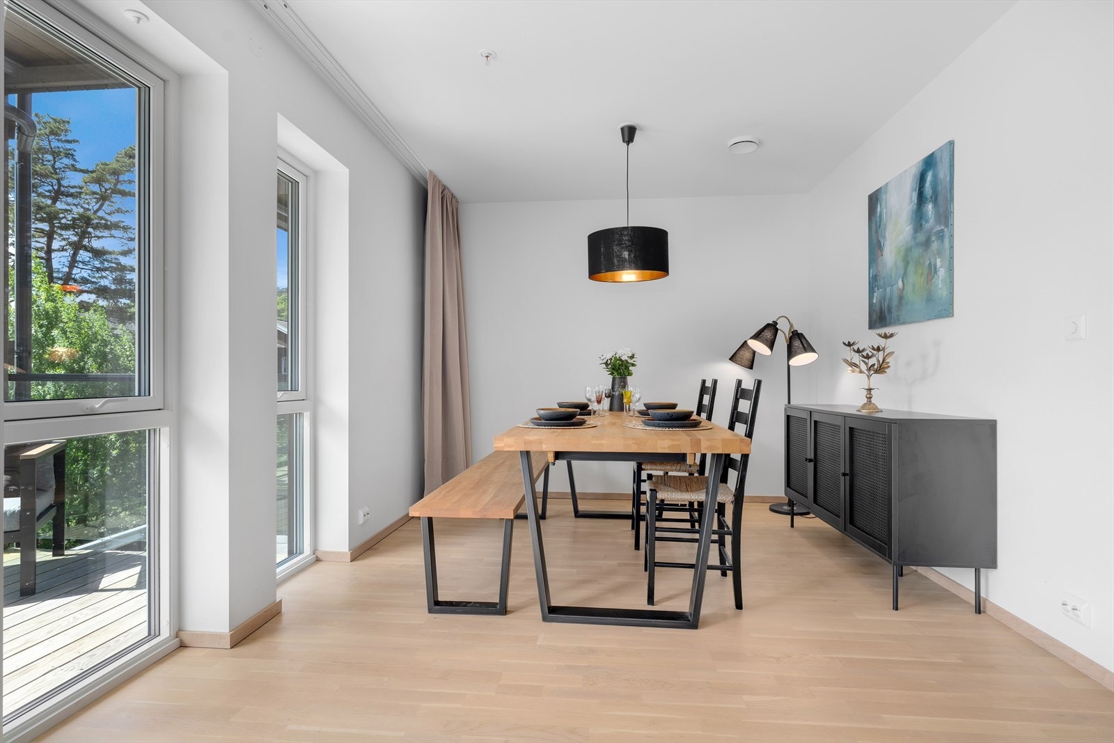 Denne delen kan tilrettelegges for et ekstra soverom om behovet skulle melde seg. Galleribilde