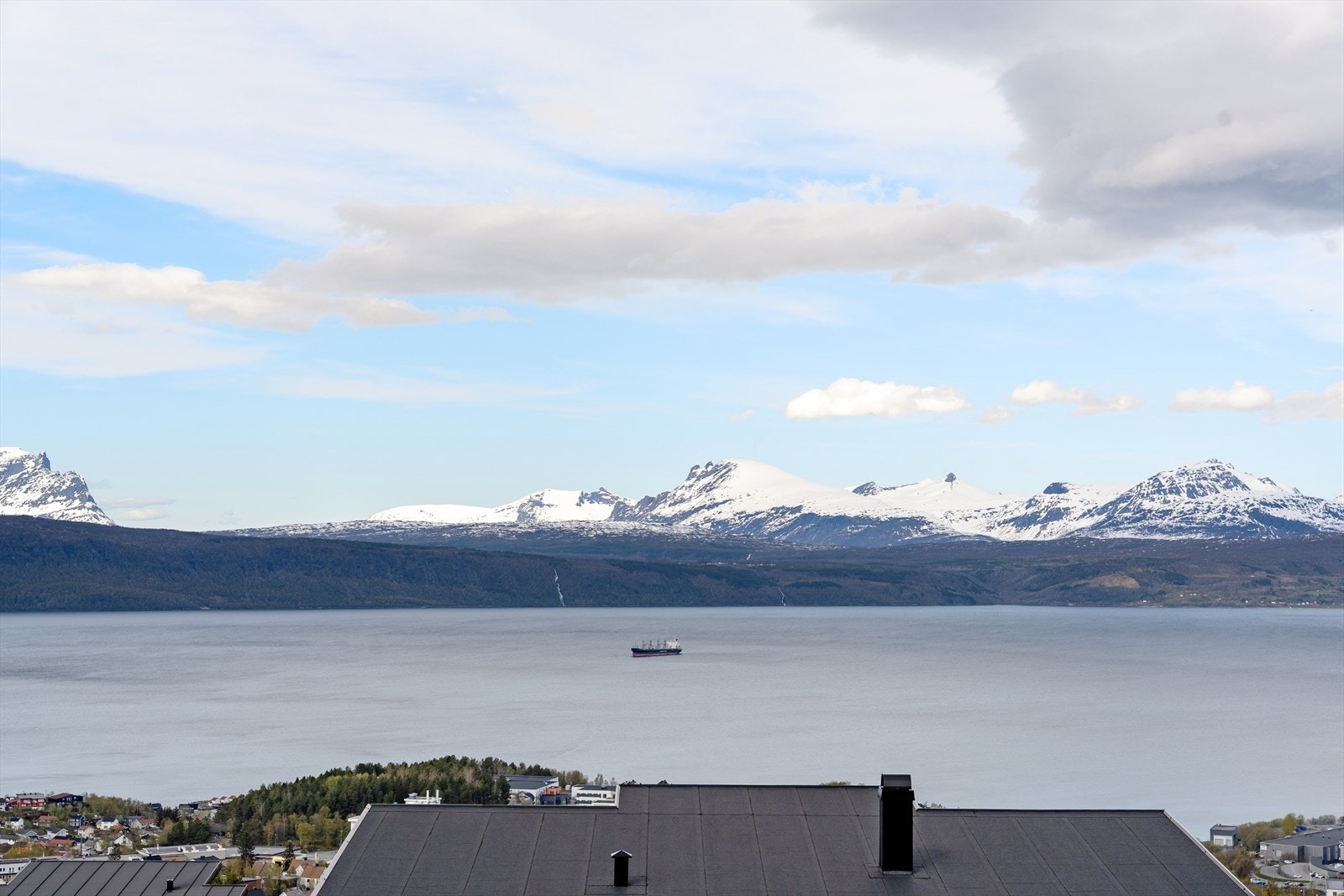 Utsikt fra takterrasse Galleribilde