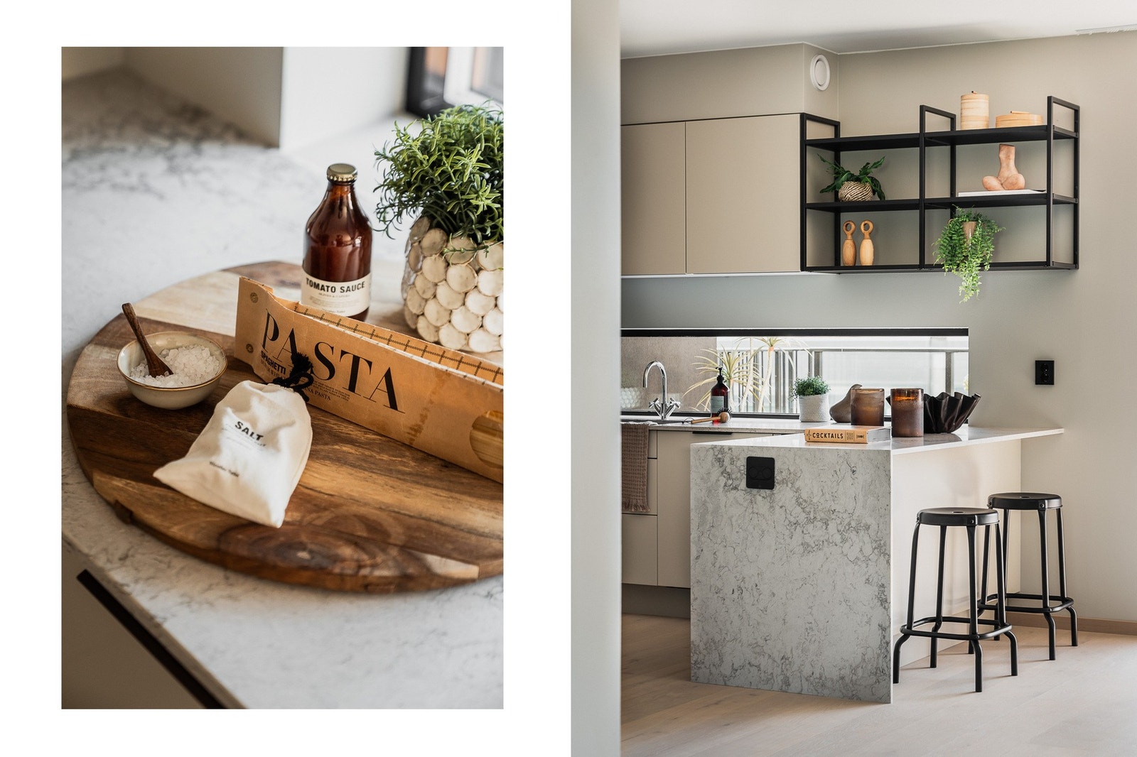 Leiligheten holder en gjennomgående høy standard med moderne materialvalg og en lys og luftig romfølelse. Galleribilde