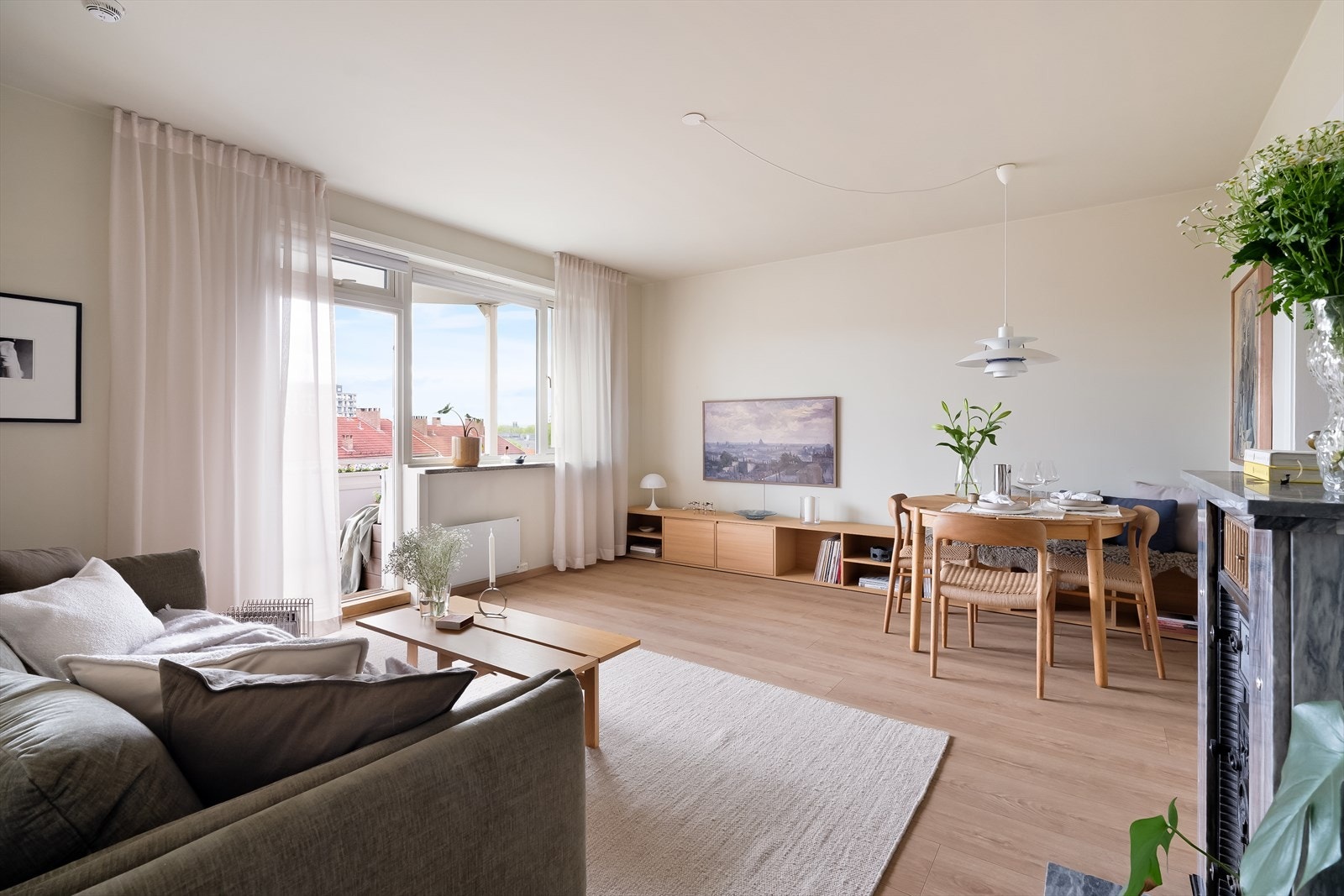 Leiligheten ble pusset opp i 2021. Galleribilde