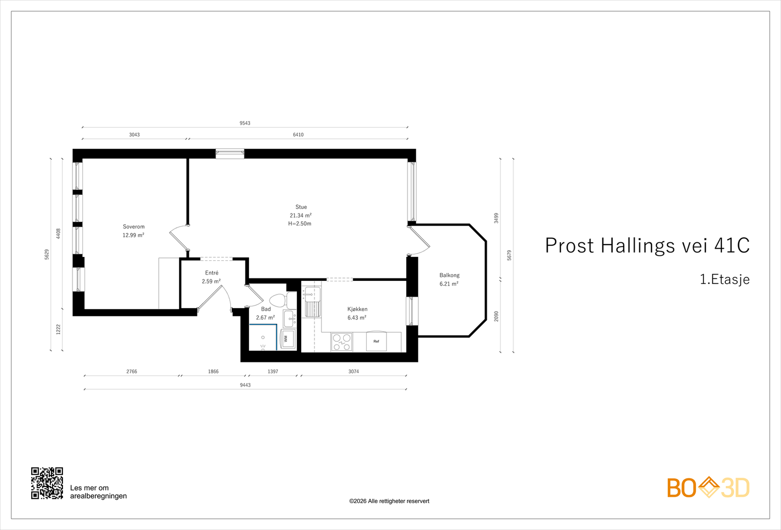 Plantegning Galleribilde