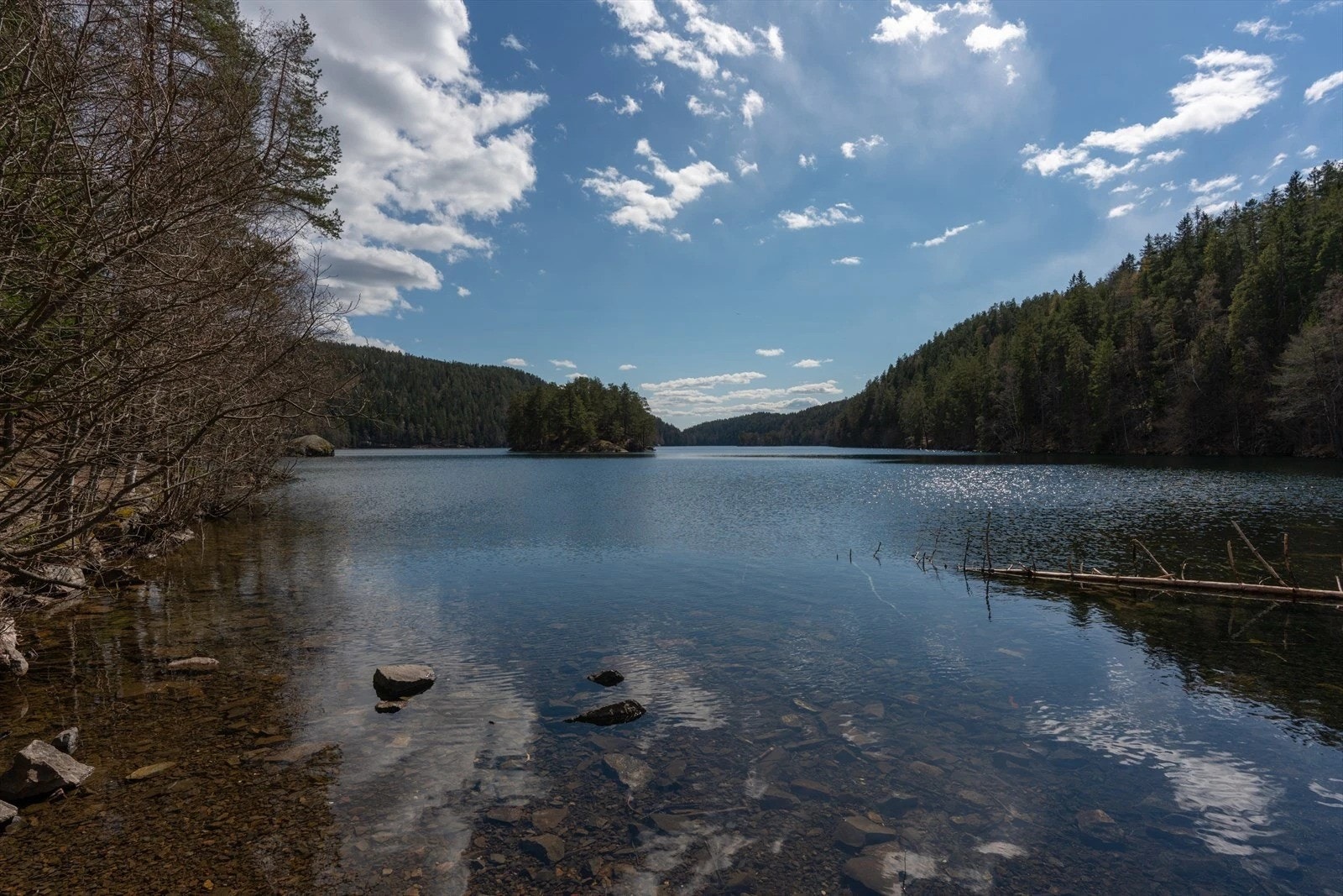 Gangavstand til Lutvann fra leiligheten. Galleribilde