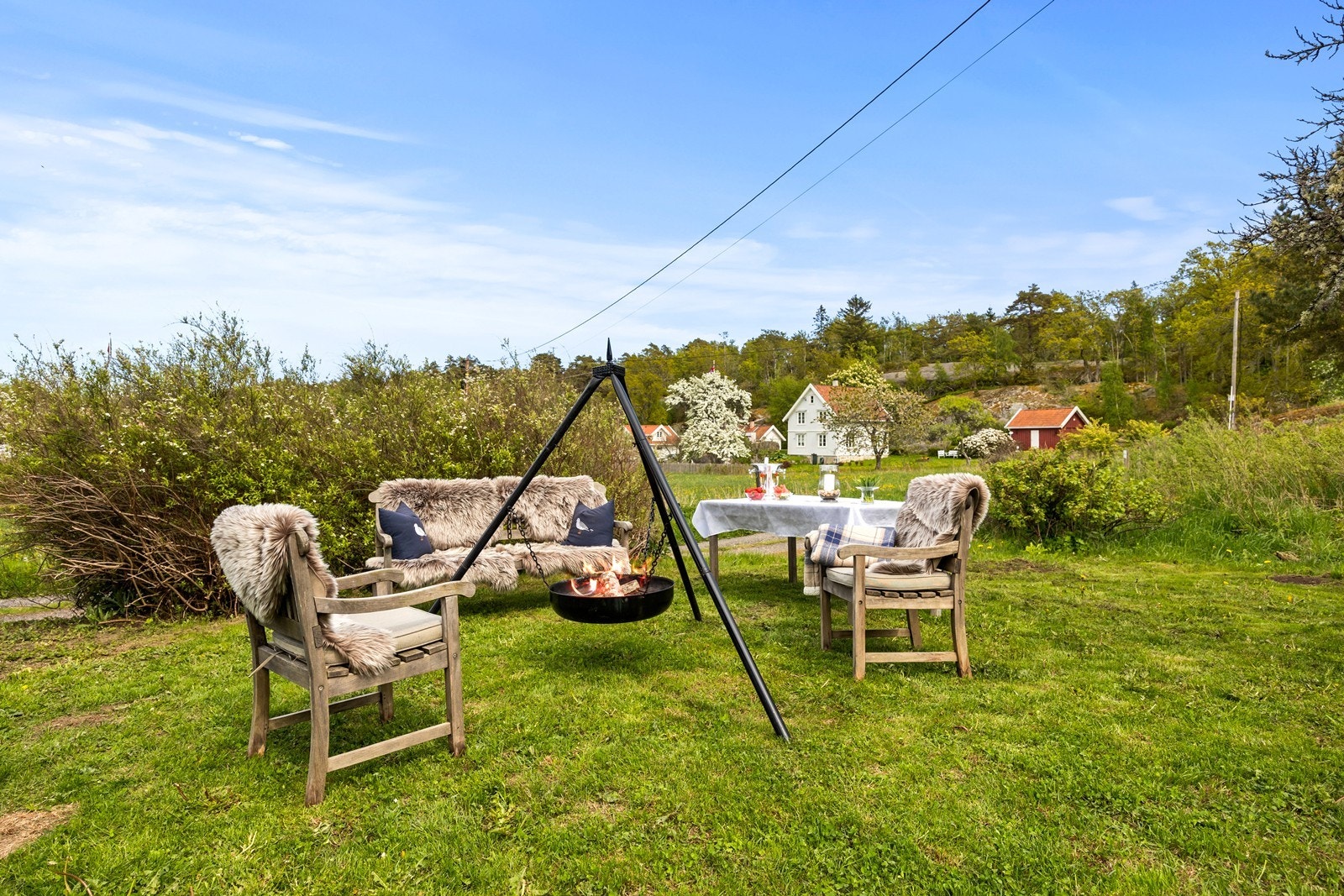Flotte uteplass for sommerhygge! Galleribilde