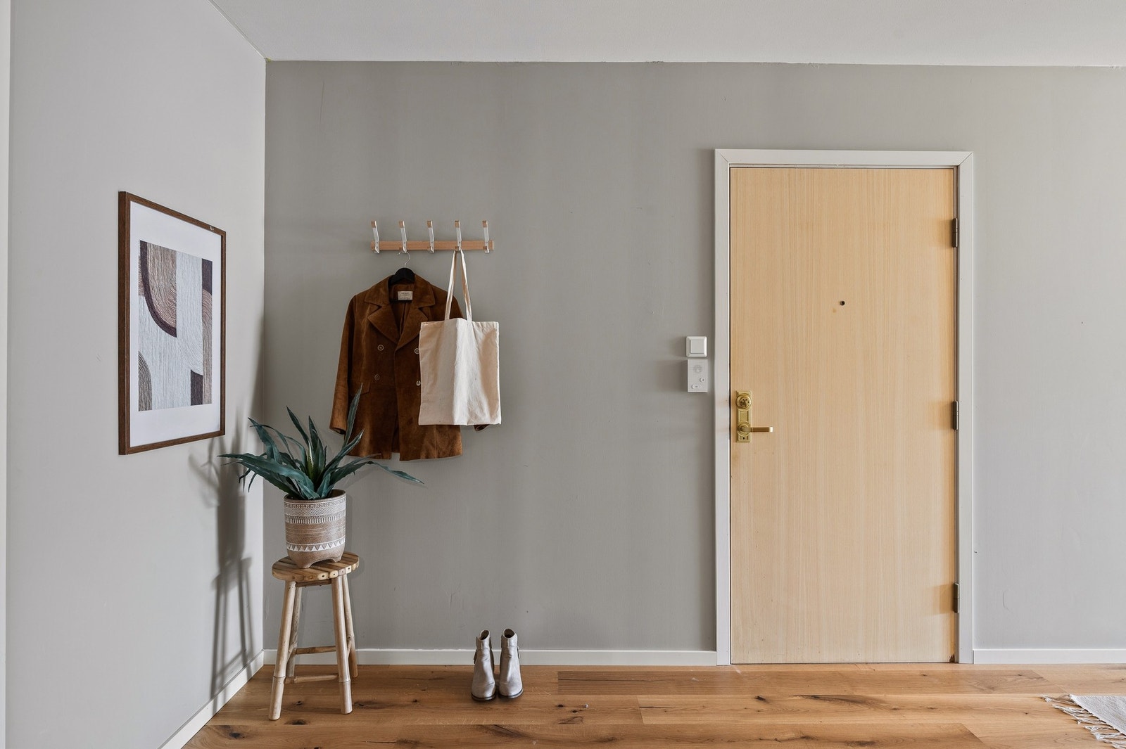 Innbydende inngangsparti. Galleribilde